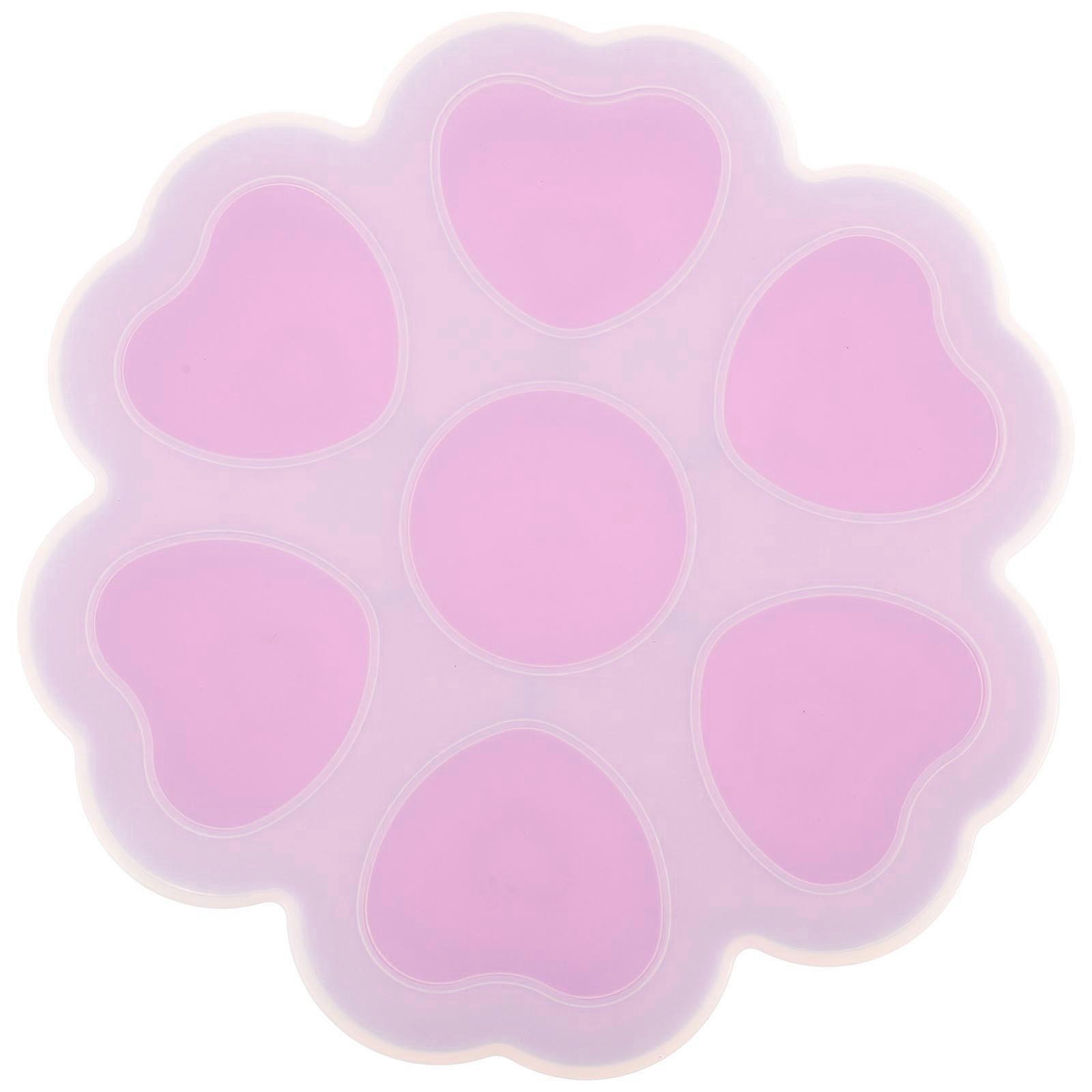 Creative Silicone Mold Heart Shaped Ice Cube Tray for Baking 3Pcs