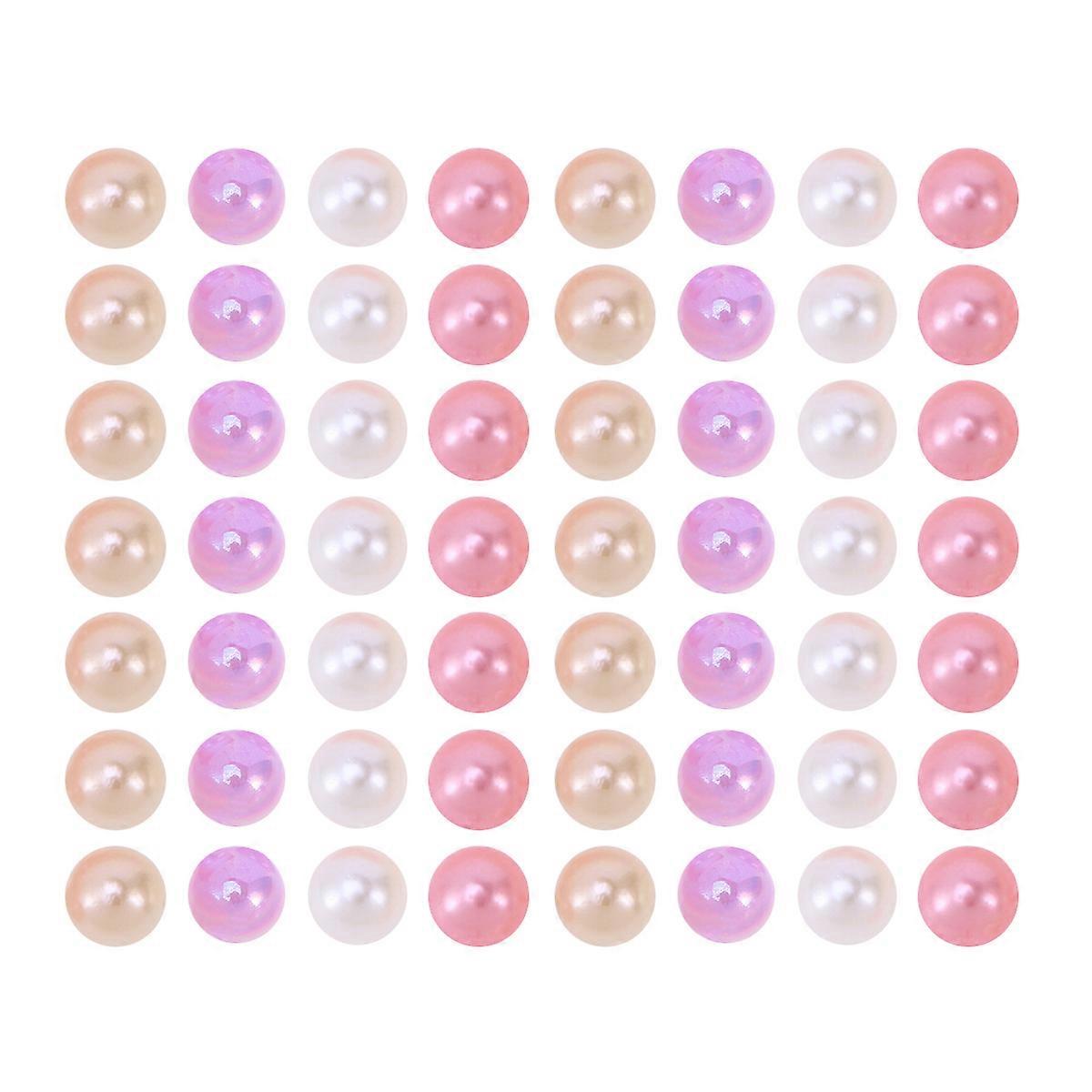 Pearl Beads for Craft Use 200Pcs Mixed Color Round Beads Strands
