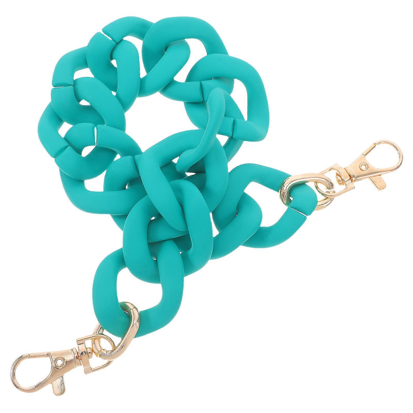 Adjustable Handbag Chain Strap Acrylic Replacement for DIY Crafts 3Pcs