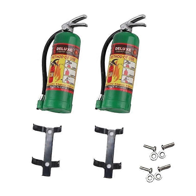 2Pcs Simulation Mini Fire Extinguisher,Green