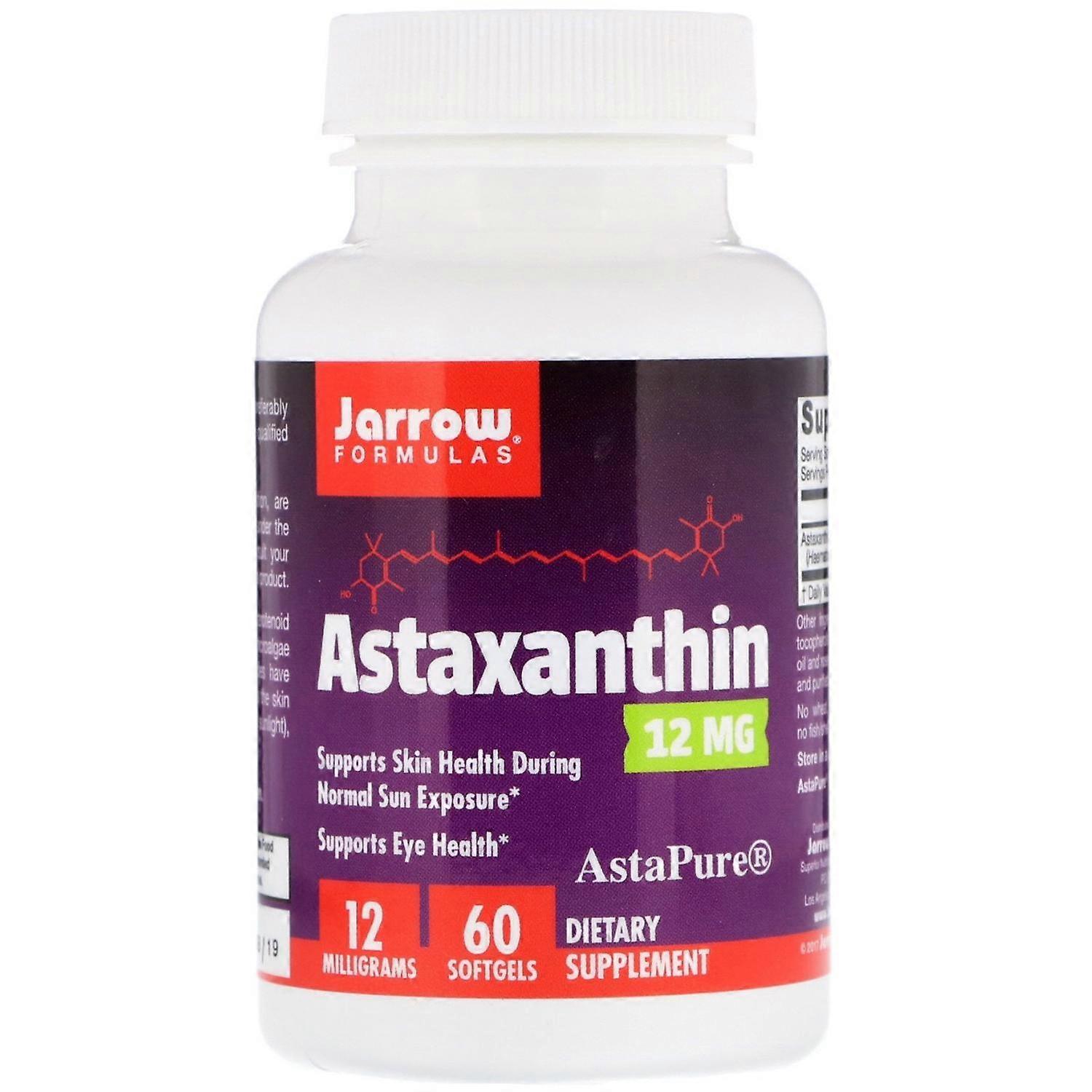 Jarrow Formulas, Astaxanthin, 12 mg, 60 Softgels