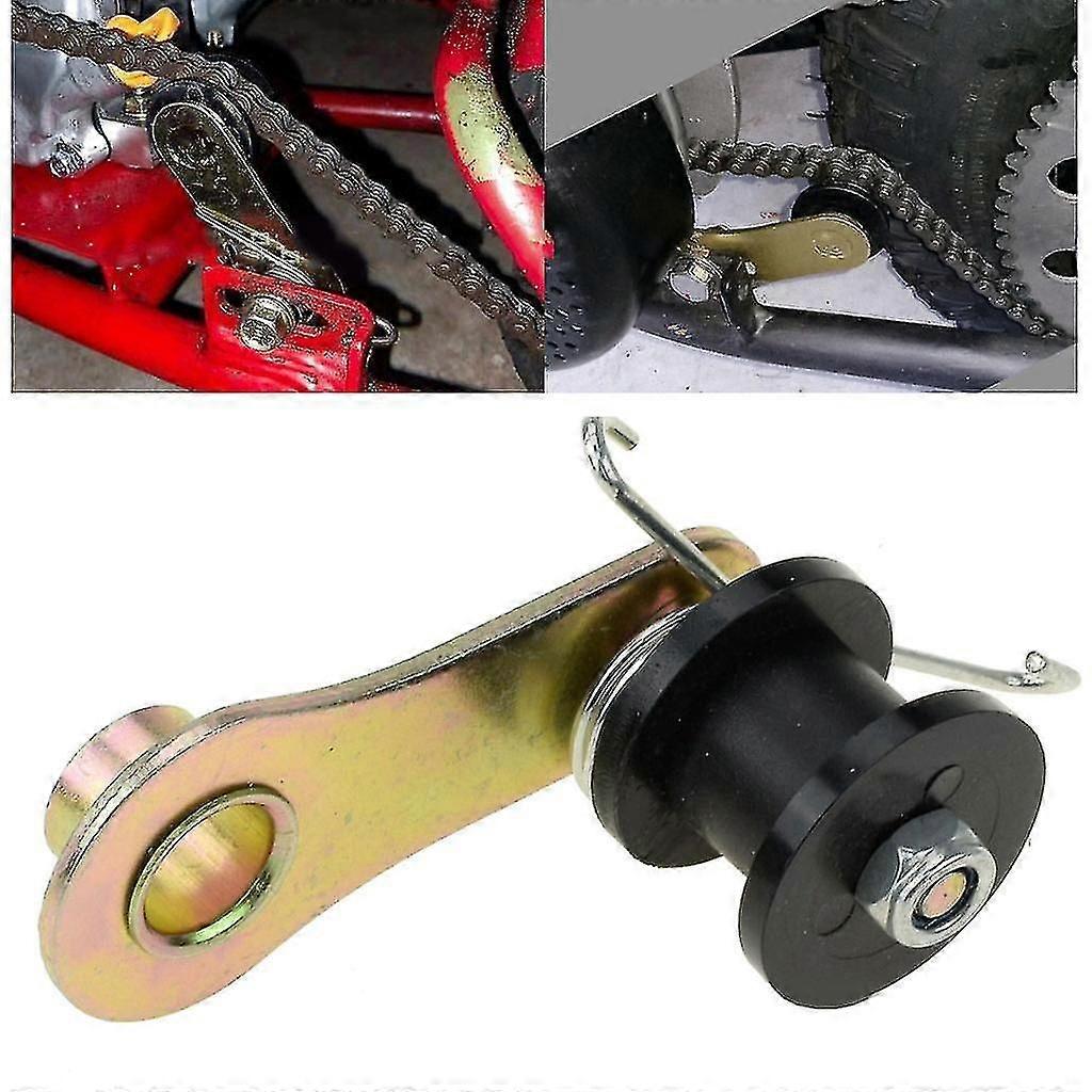 Chain Tensioner With Spirng And Rollers Motorbike Powersports Chain Adjusters
