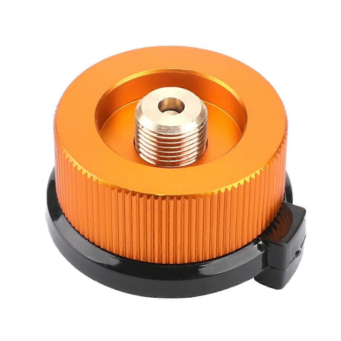 Camping Stove Adapter Gas Conversion Head For Butane Canister Screw Piston Compatible With Camping Stoves