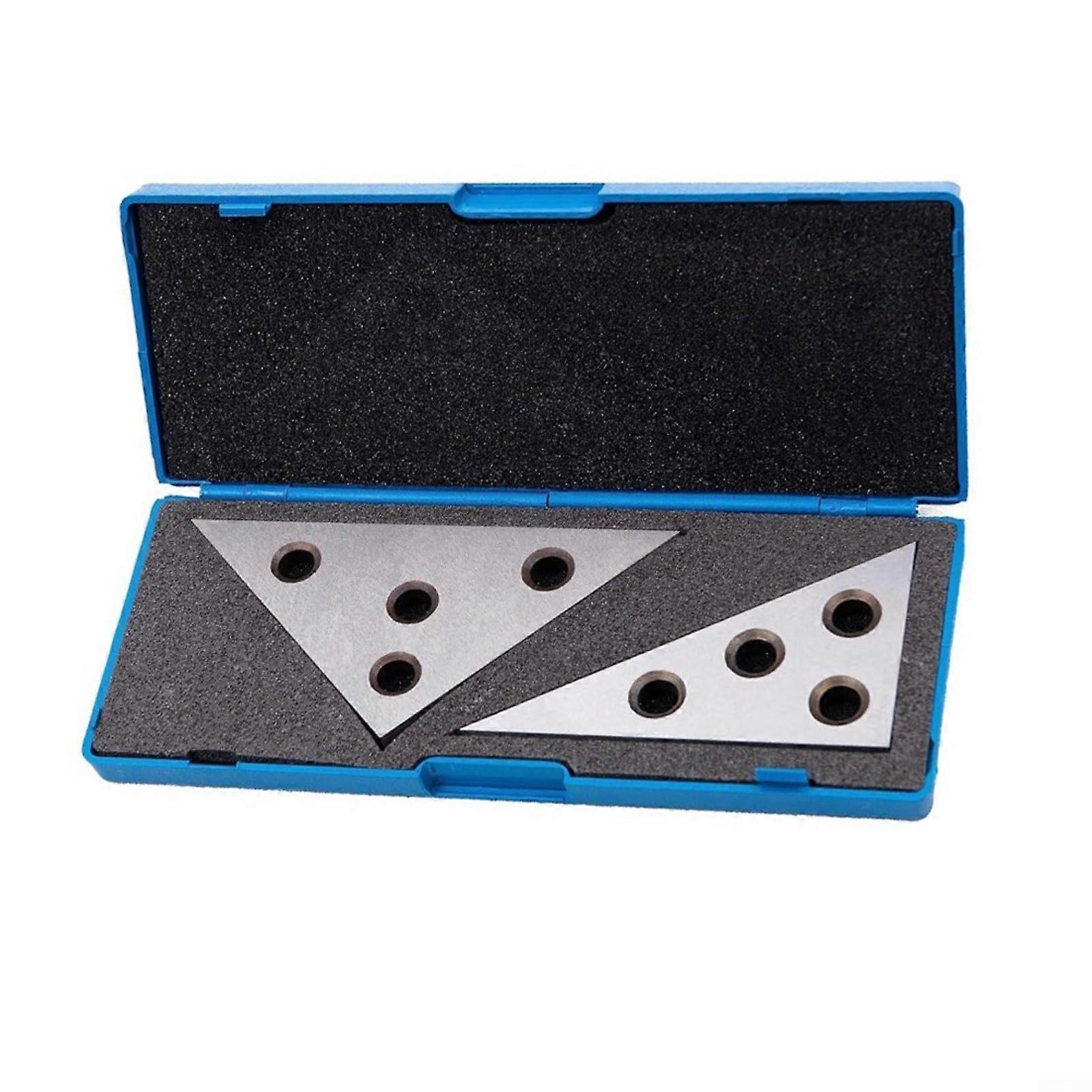 Presch Angle Bevel Fixed Angle Plates Angle Block Gauge 306090 454590 For Precision Tool Pack Of 2