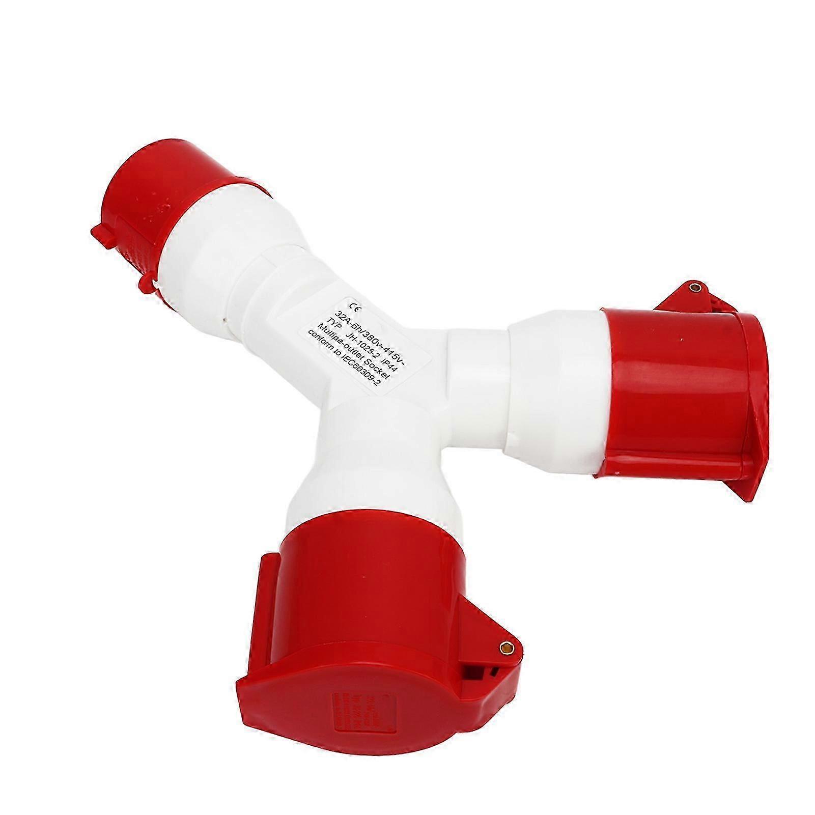 Industrial Socket Connector IP44 Waterproof 5Pin 3P+N+E 380V 32A