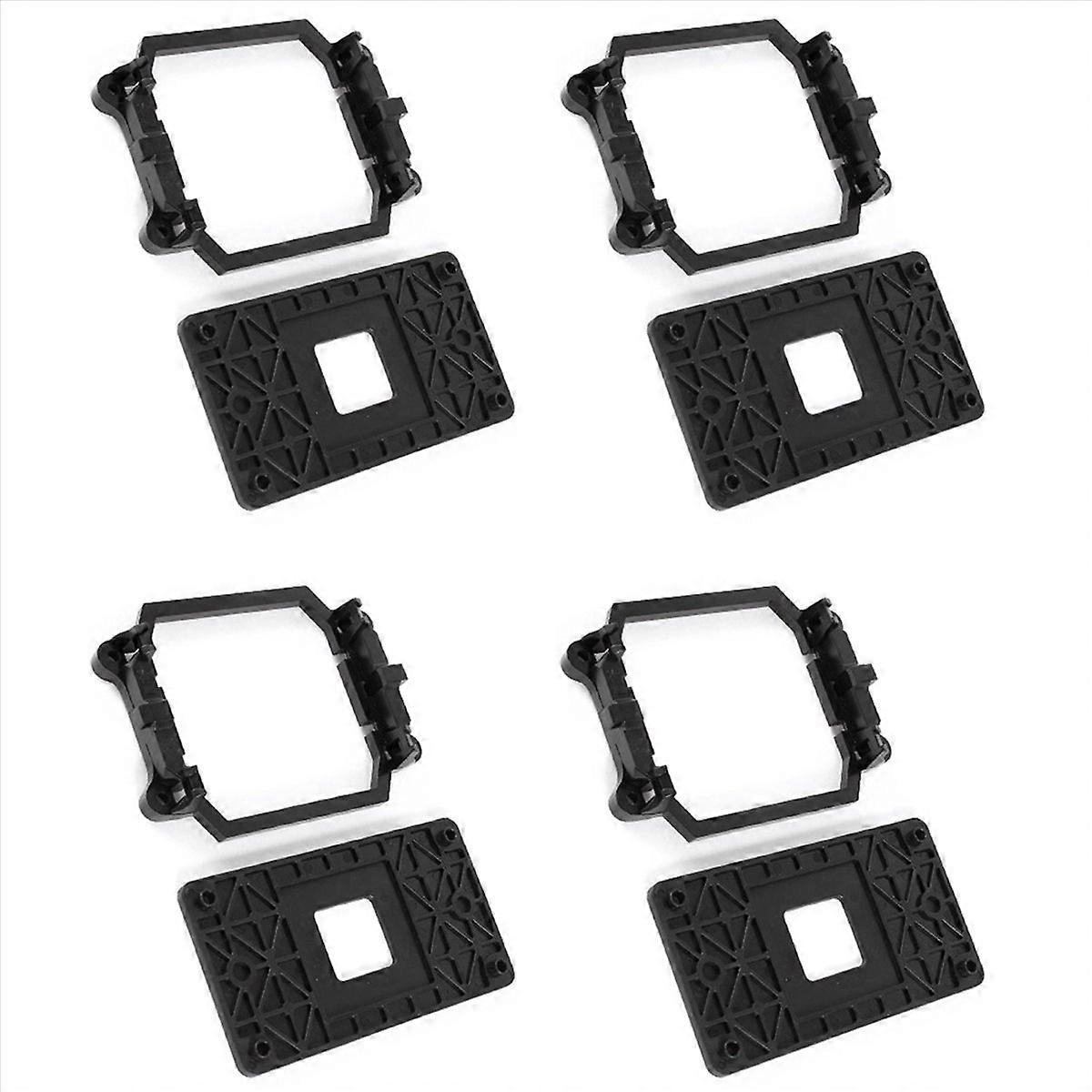 4X CPU Fan Base Black Plastic for AM2 AM3 Socket
