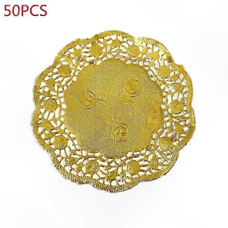 50 Pack 3.5" Decorative Paper Doilies for Crafting and Events