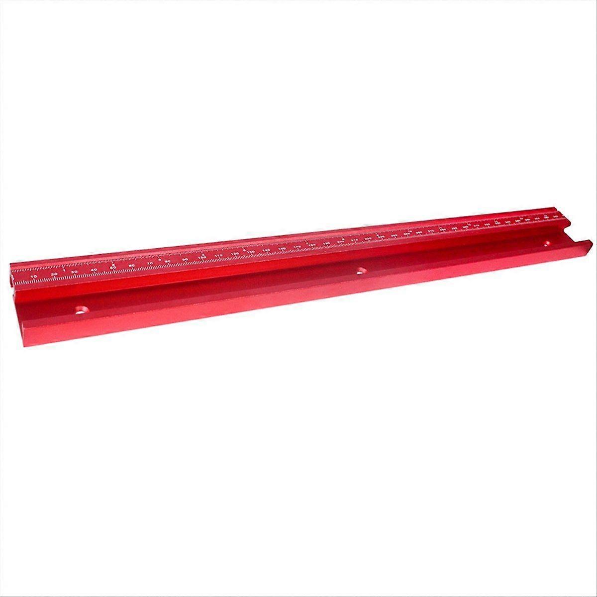 T-Track 45 Chute with Mm/inch Scale Alloy Red T-tracks Slot Miter
