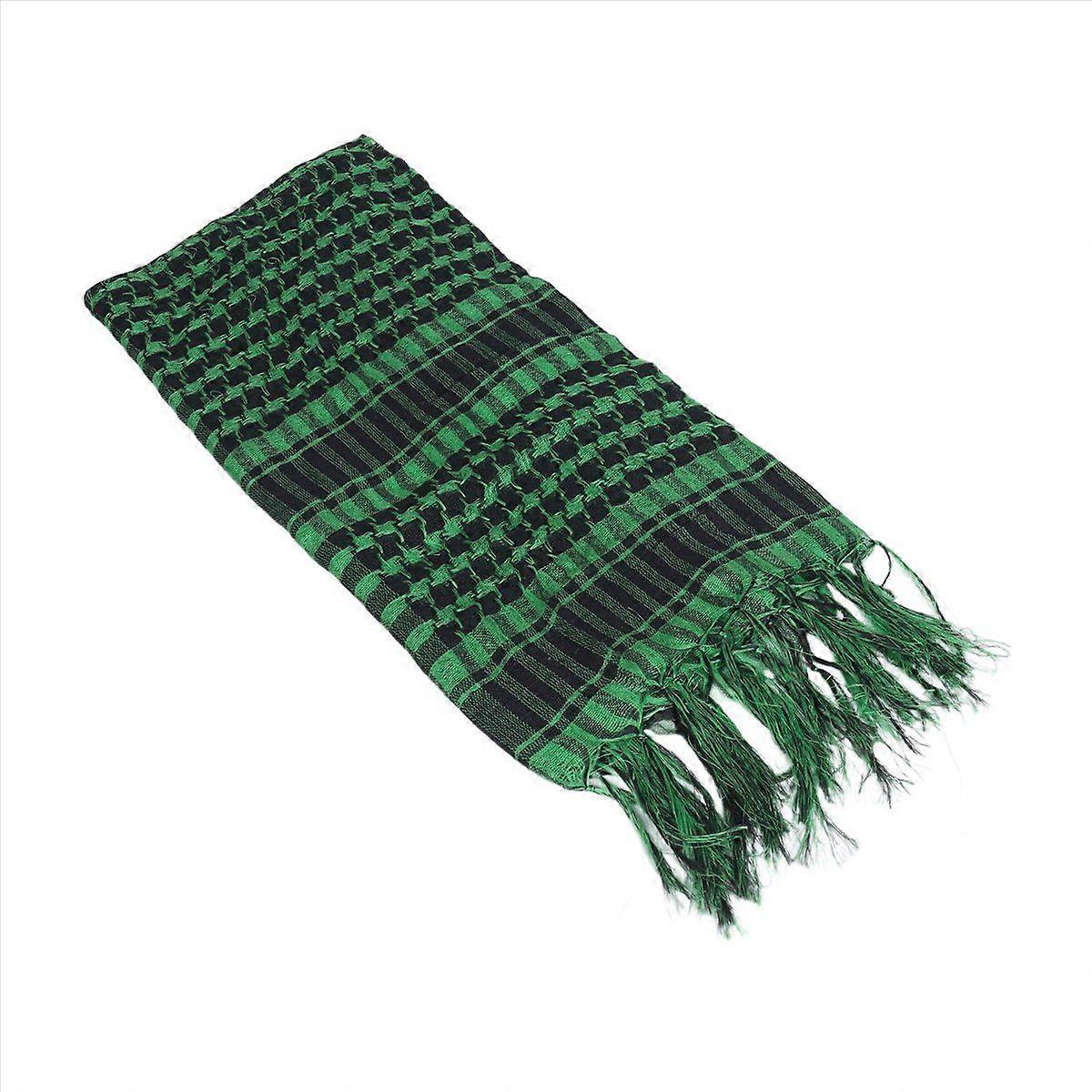 Unisex Halsduk Polyester Pläd Tofs , Grön
