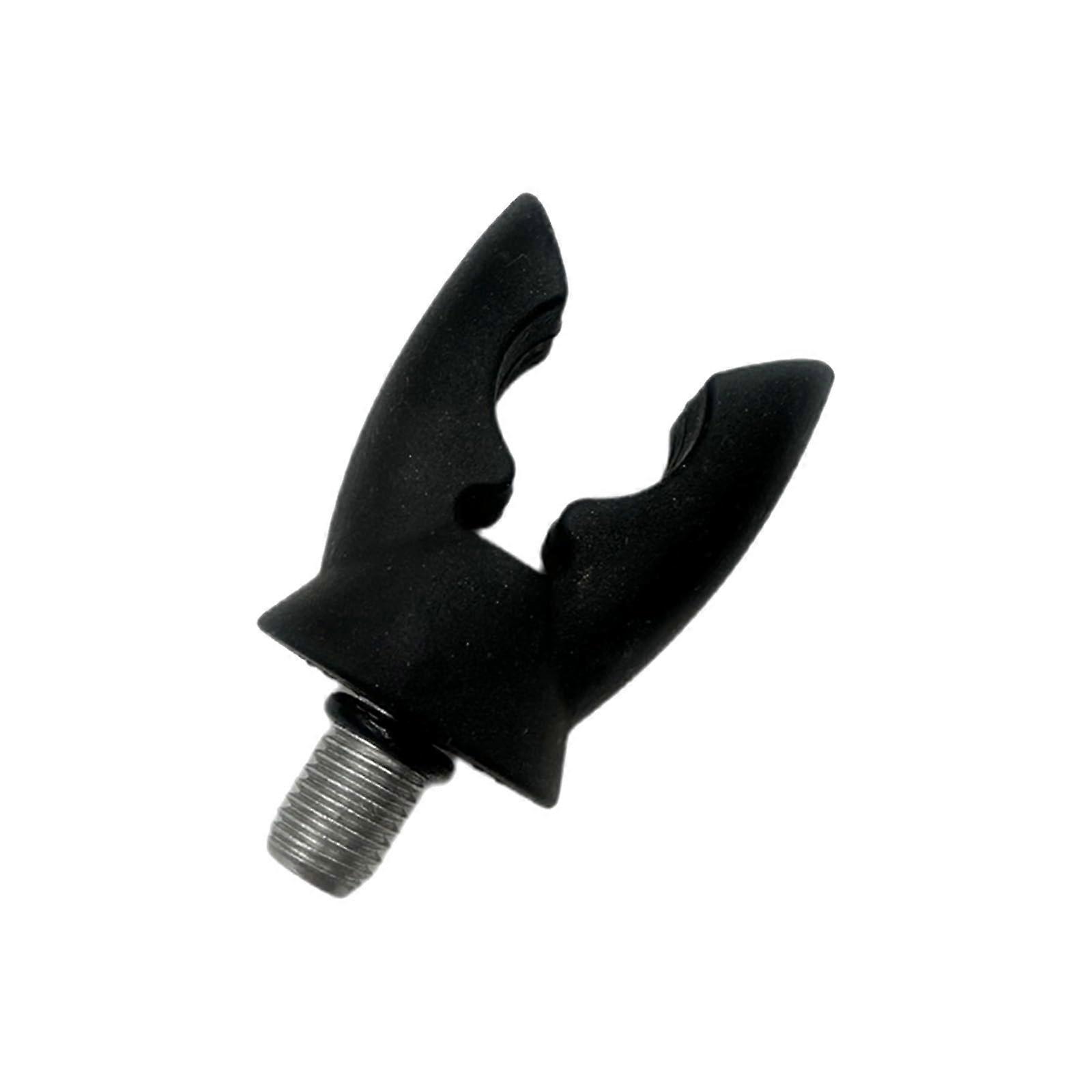 Grippers Holder Thread Bracket Head Rod Rest Head Fishing Tool Black