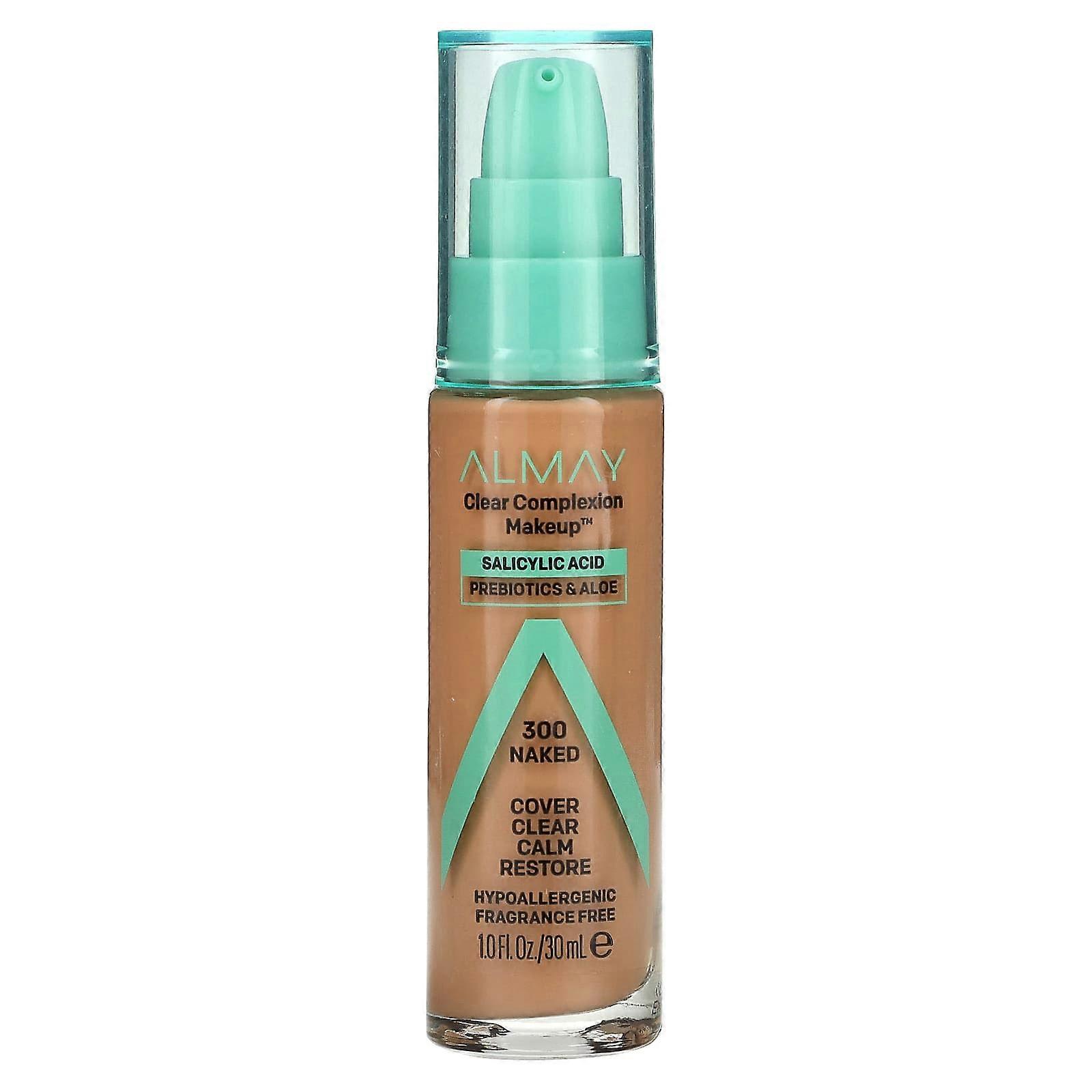 Clear Complexion Makeup, 300 Naked, 1 fl oz (30 ml)