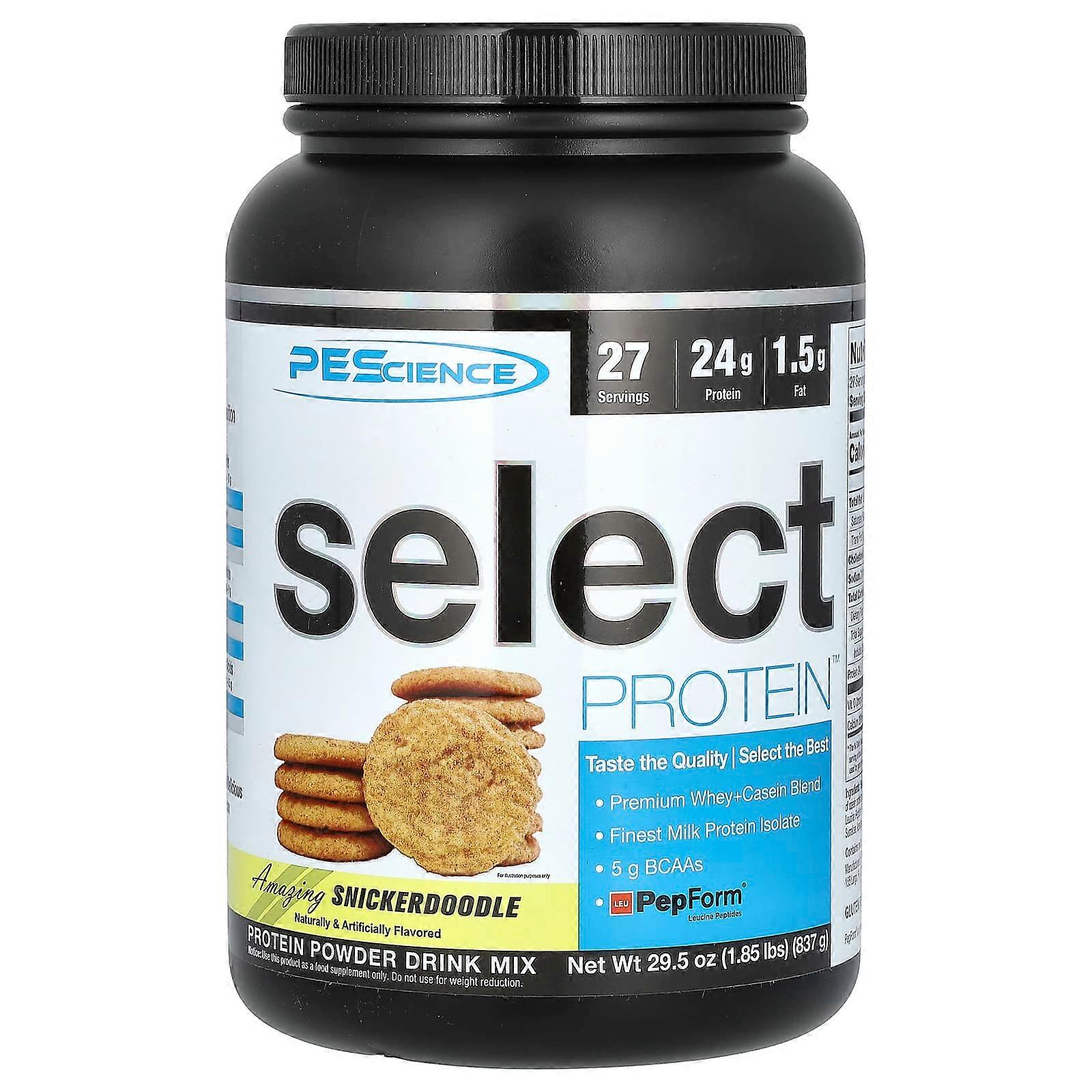 Select ProteinÃÂÃÂ¢ÃÂÃÂÃÂÃÂÃÂÃÂÃÂÃÂÃÂÃÂÃÂÃÂ¢ Powder Drink Mix, Amazing Snickerdoodle, 1.85 lbs (837 g)
