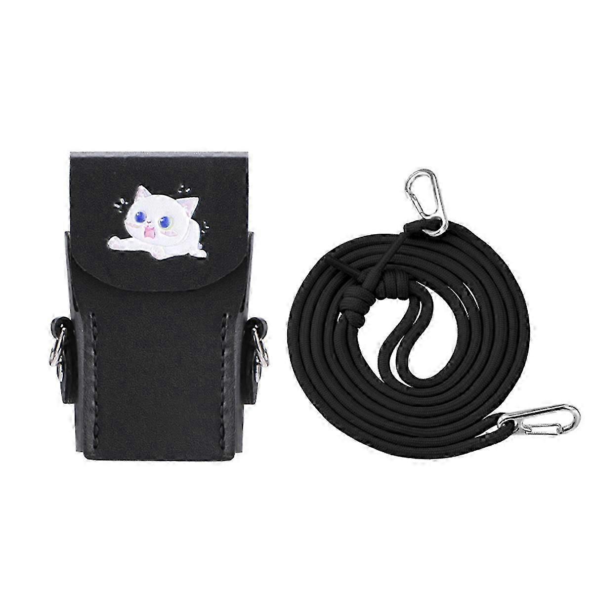 For DJI OSMO POCKET3 Protective Leather Case Camera Portable Storage Box Protective Shell Lanyard La