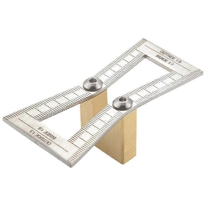 Dovetail Marker, Hand Cut Wood Joints Gauge Dovetail Guide Tool with Scale, Dovetail Template Size 1