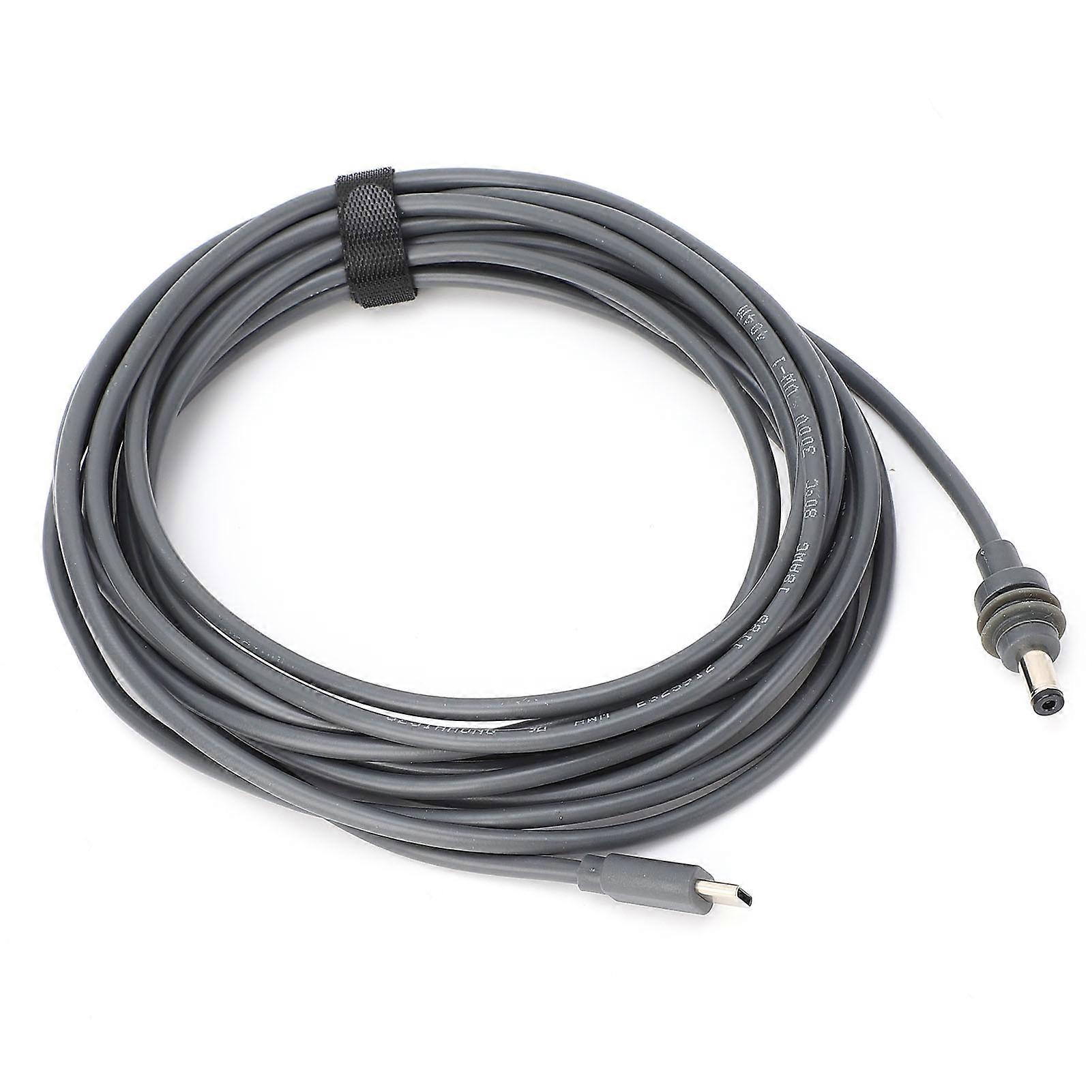 Rectangular Satellite DC Power Cable Replacement for Mini USB C to DC 100W Water Proof for 65W PD Power Supply 12m/39.4FT 