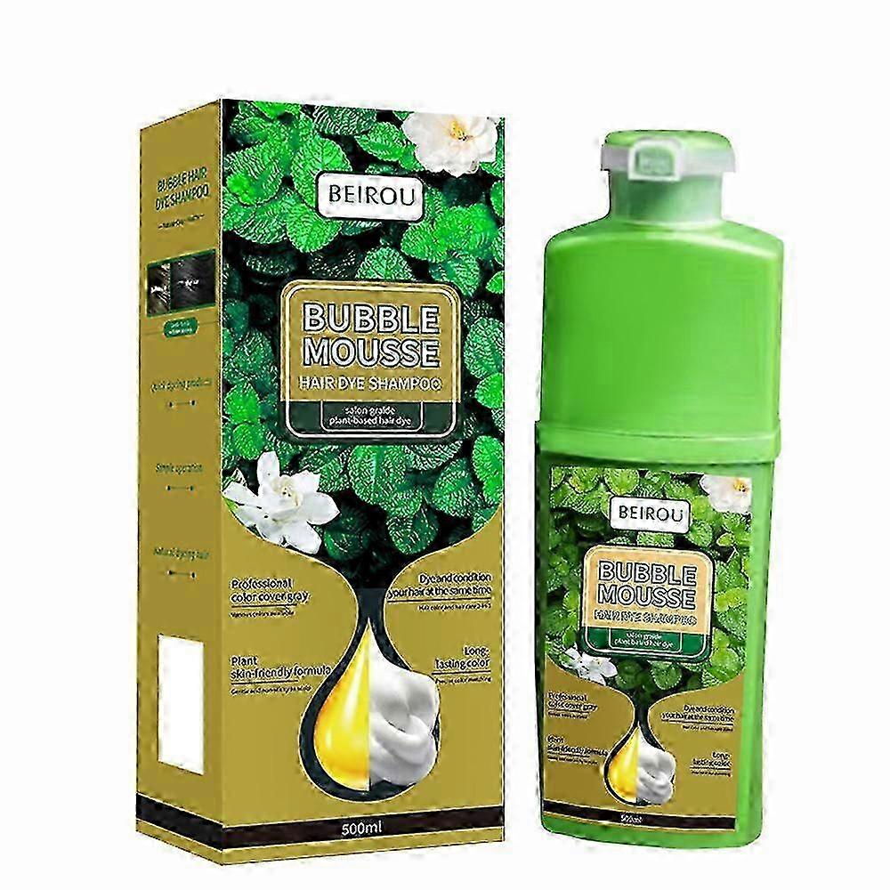 1-3X 500ml Zdrowa ziołowa farba do włosów w piance do użytku domowego