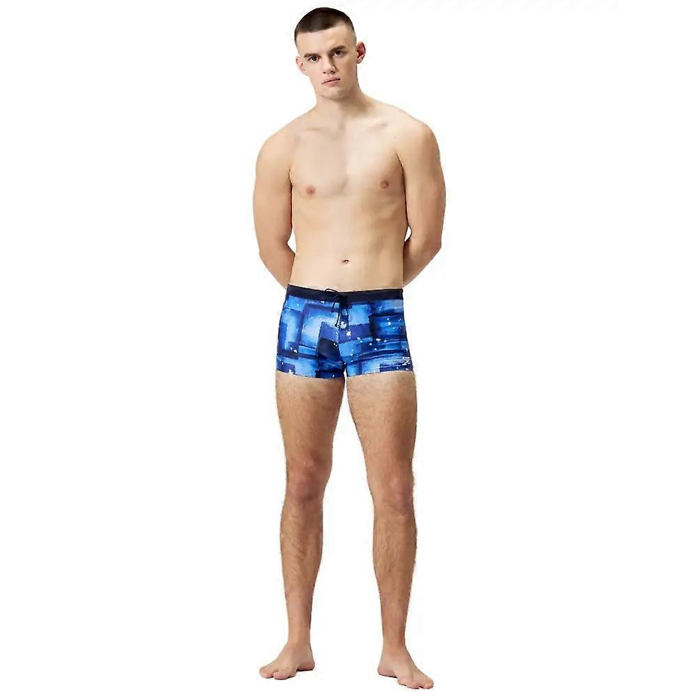 Speedo Valmilton Allover アクアショーツ - ブルー/ネイビー