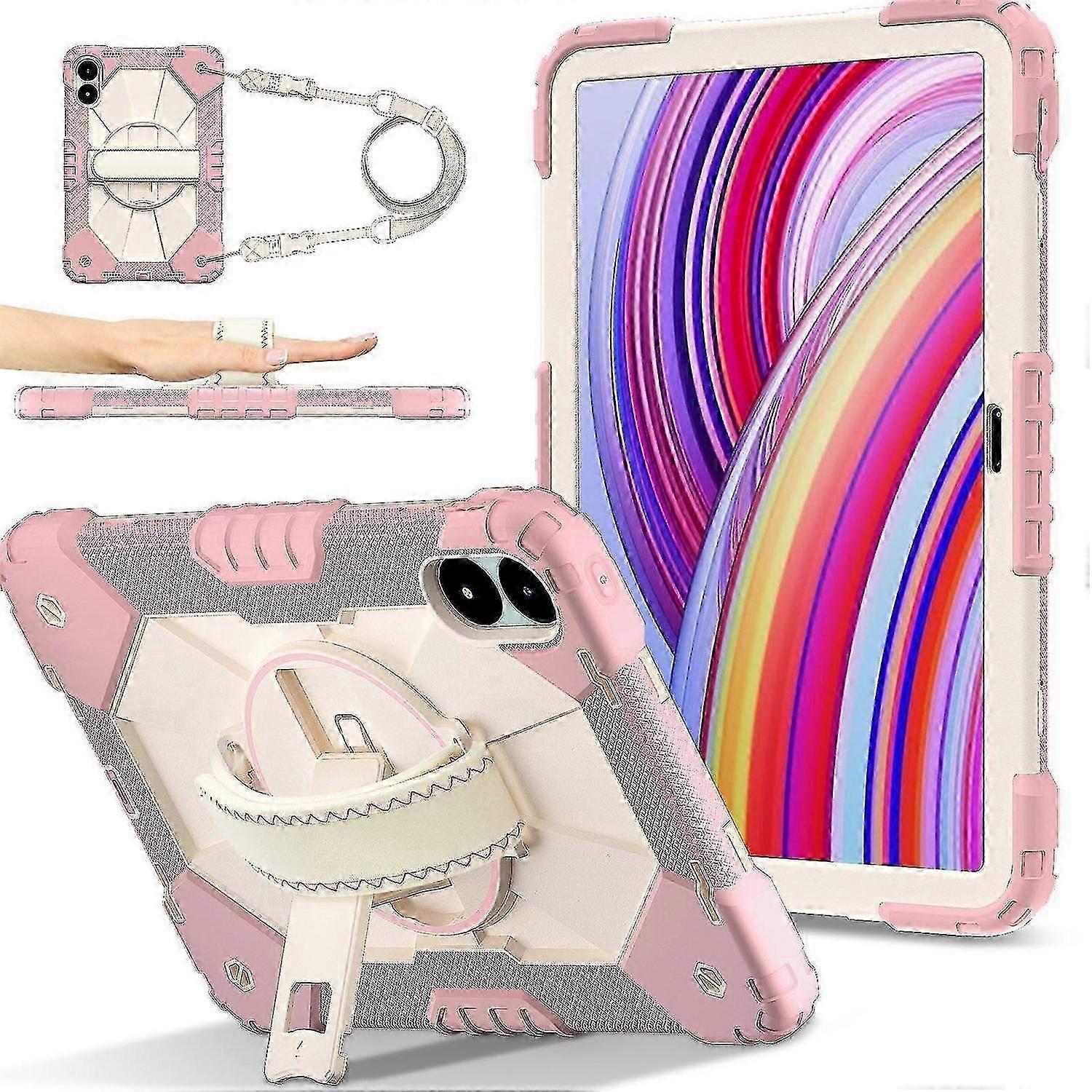 Silicone Hybrid PC Tablet Case with Contrast Color