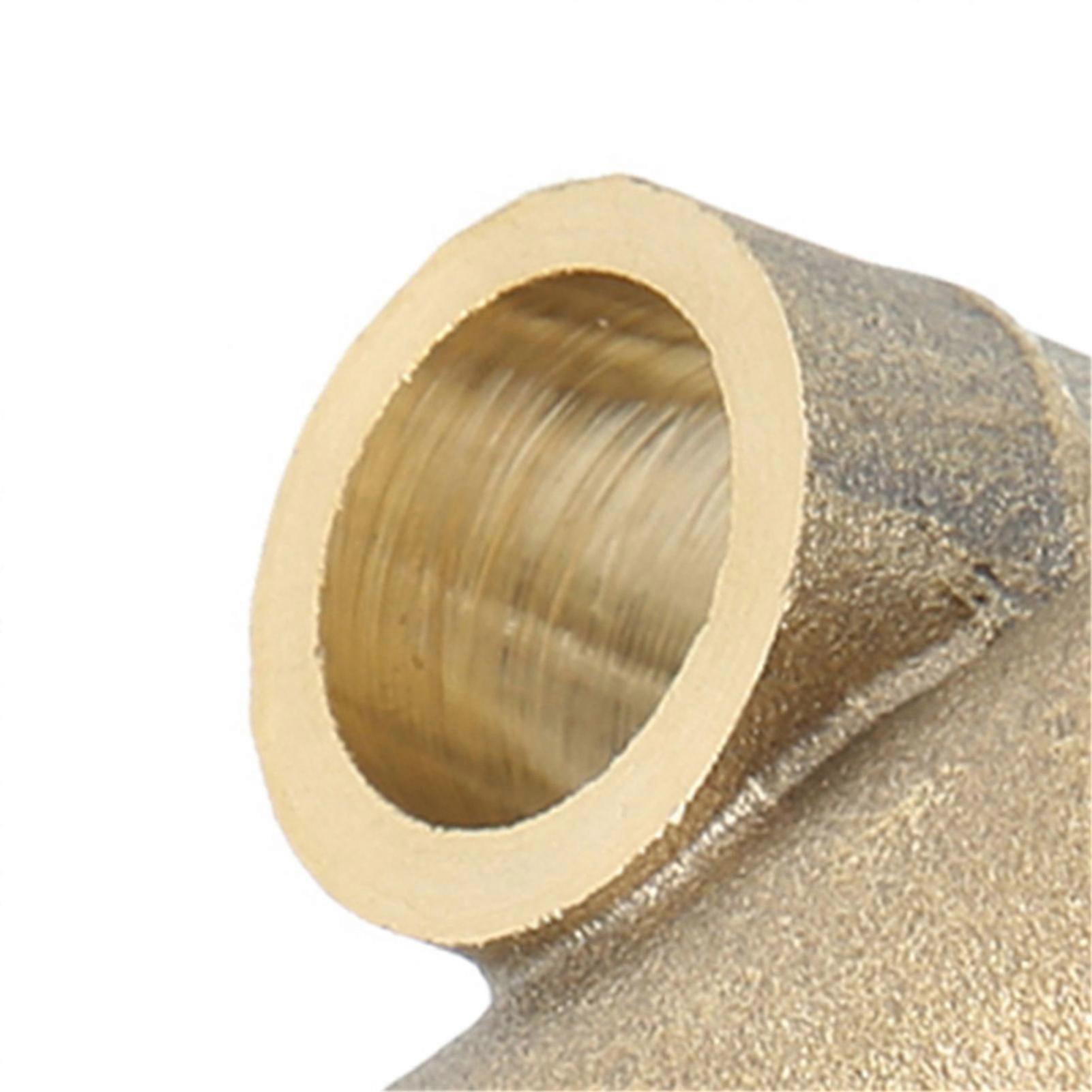 3/16in Brake Tee Union, T-Shape Design with 3 M10 Male Nuts for 10mm Pipe