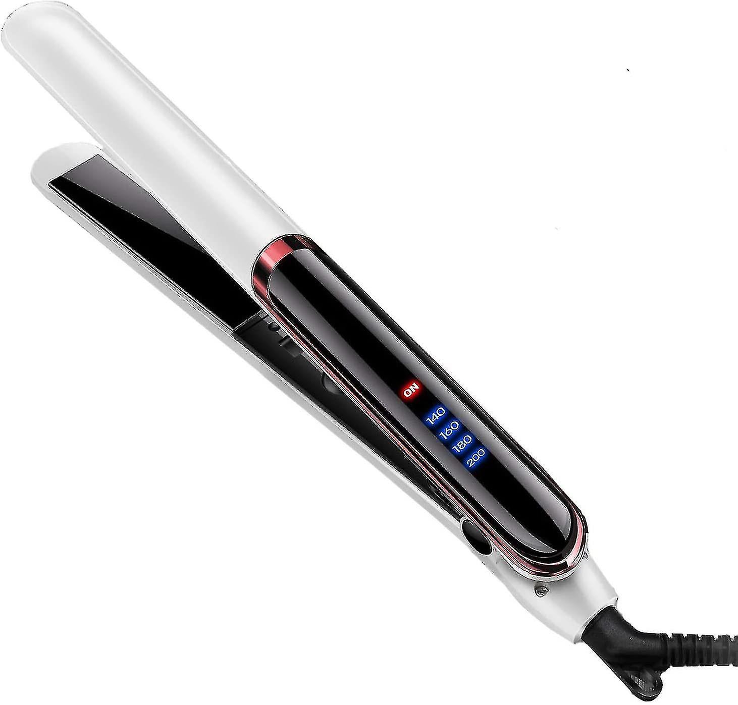 Hair Straighteners 2 In 1 Straightener Ceramic Digital Display For Straightener 140 To 200 ° 4 Temperature Levels