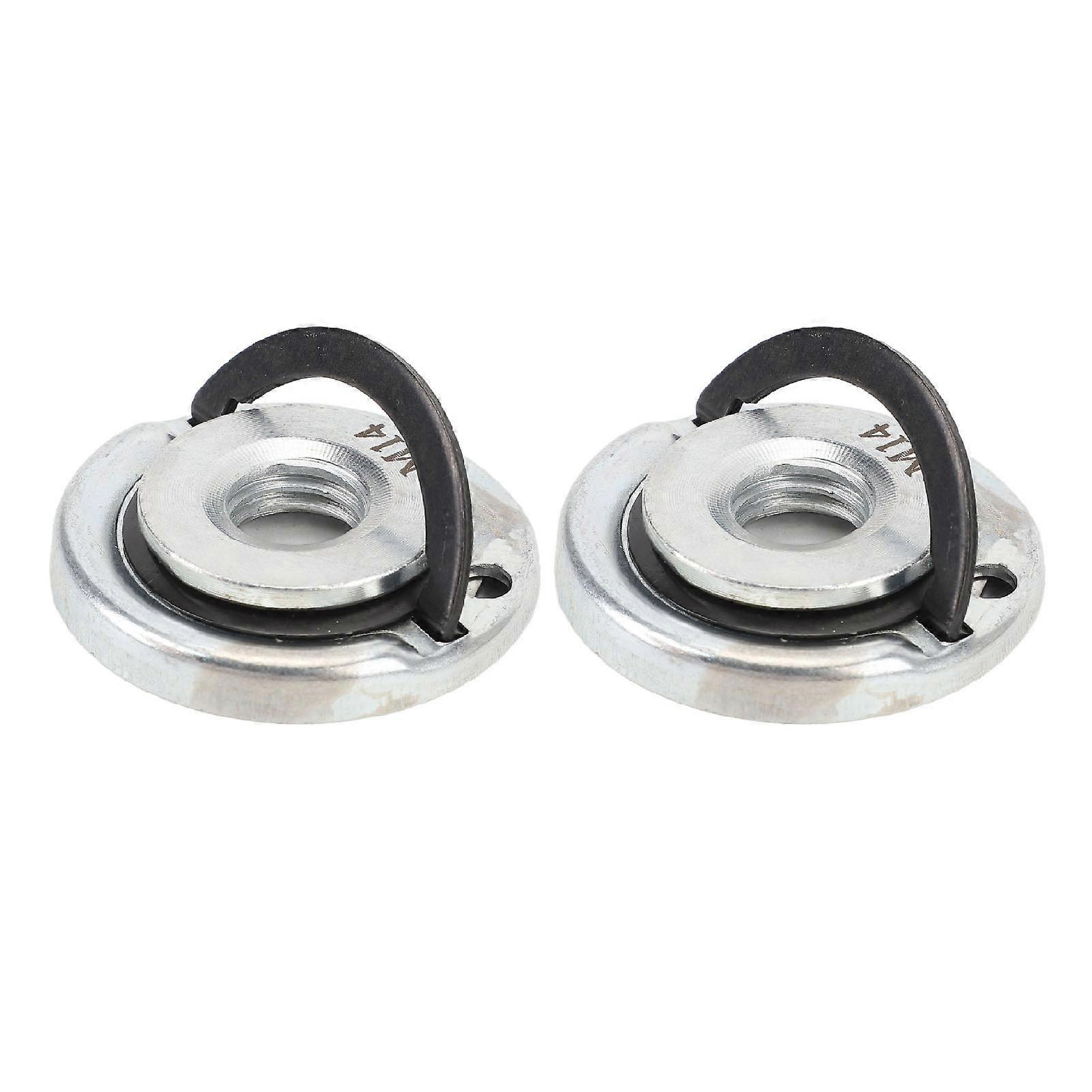 2Pcs M14 Angle Grinder Quick Release Nut Alloy Steel Self Locking Grinder Nut Replacement
