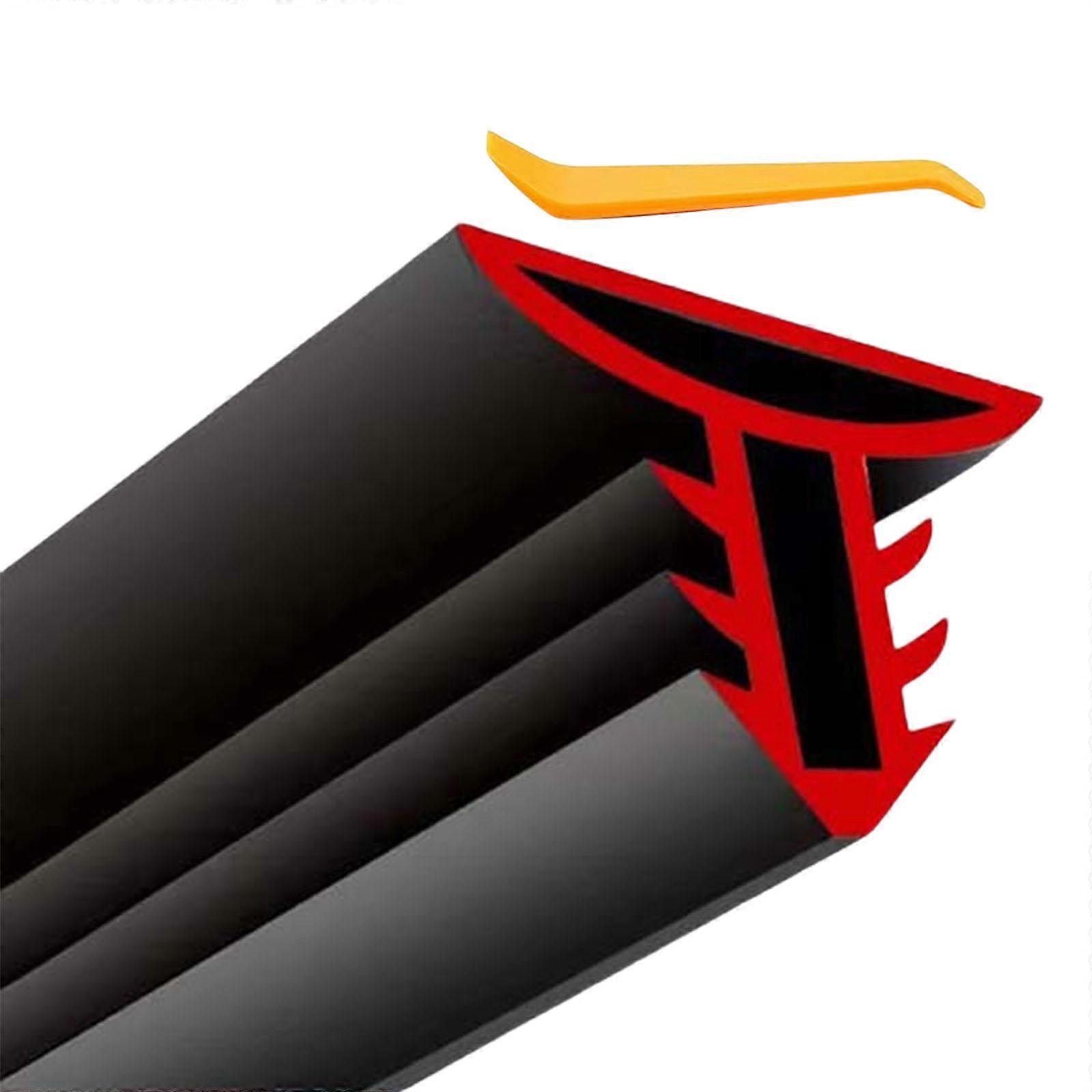 Car Dashboard Sealing Strips Car Soundproof Leakproof Sealant Strips Auto Front Windshield Gaps Abnormal Sound Strips Multicolor