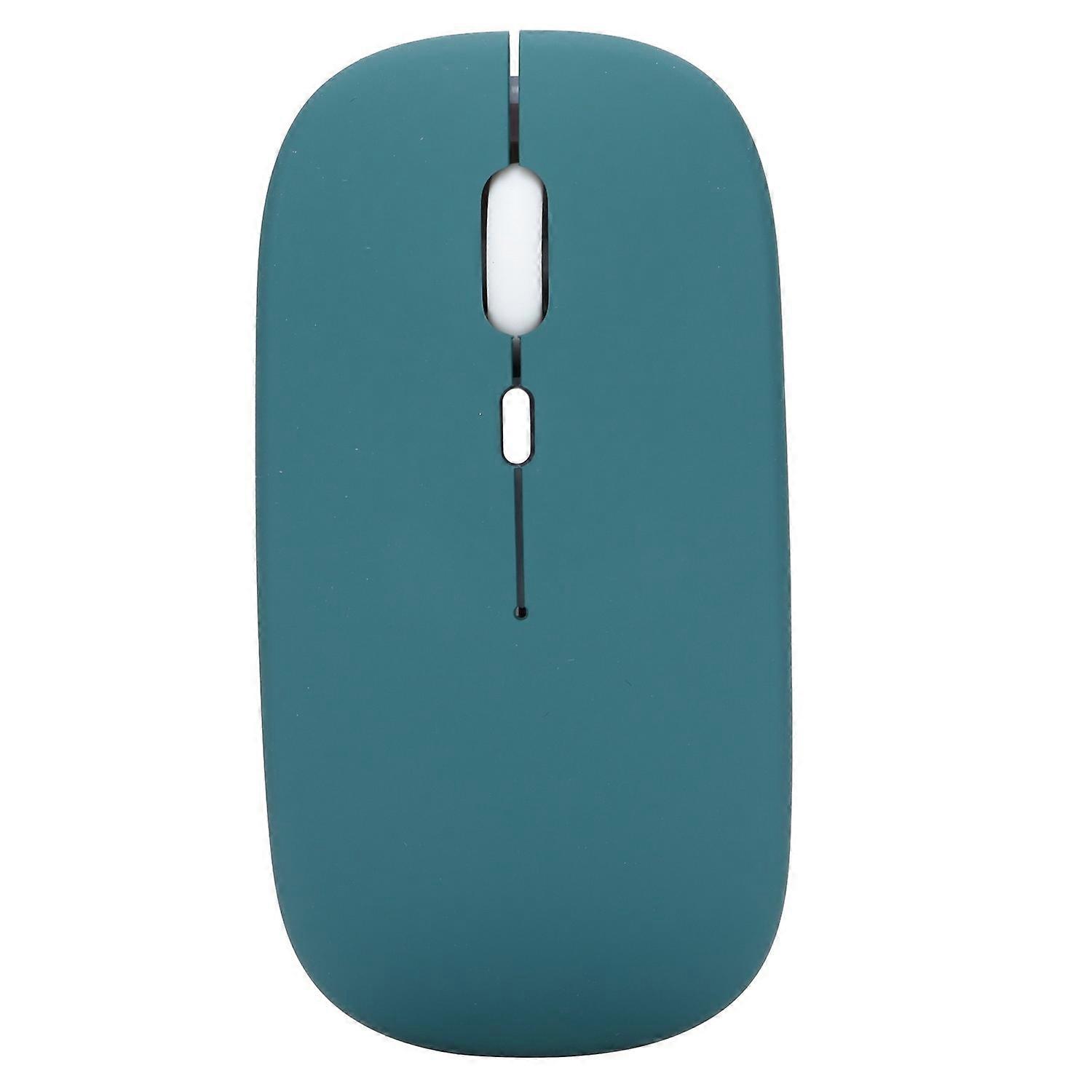 Wireless Mouse Mute Smart UltraThin Portable Gaming Office Computer Accessories(Cyan Black )