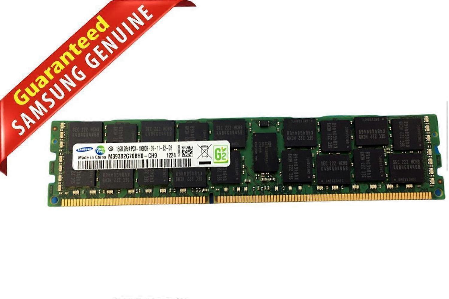 Sam Sung M393B2G70BH0-CH9 16GB DDR3 1333MHz PC3-10600R DIMM ECC Server Memory Ram (NEW)