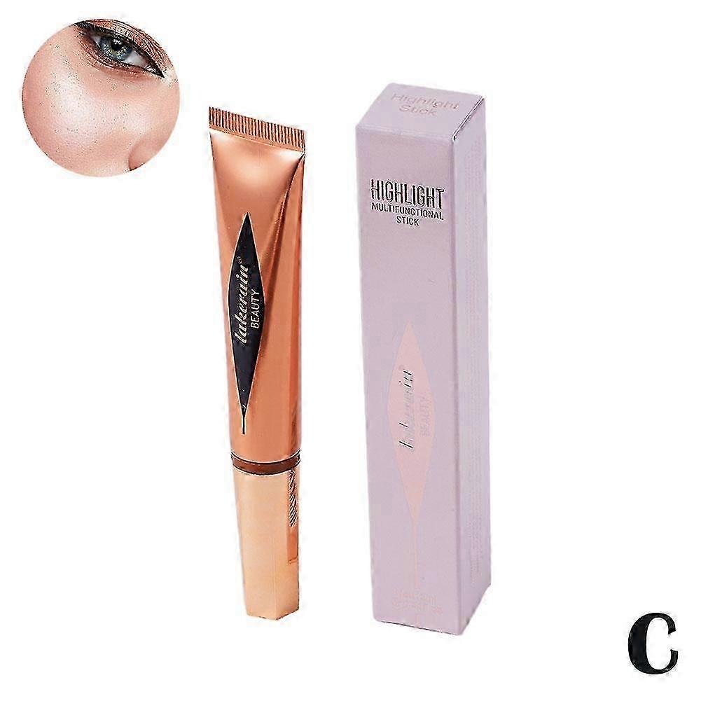 12ml03 Highlighter (C)$Contour Stick and Highlighter Beauty Stick and Bronze Highlighter Highlight Makeup, Face Brightening and Shaping Contour Stick