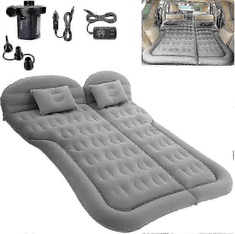 Inflatable Car Mattress for SUV - Quick Setup with Rechargeable Air Pump