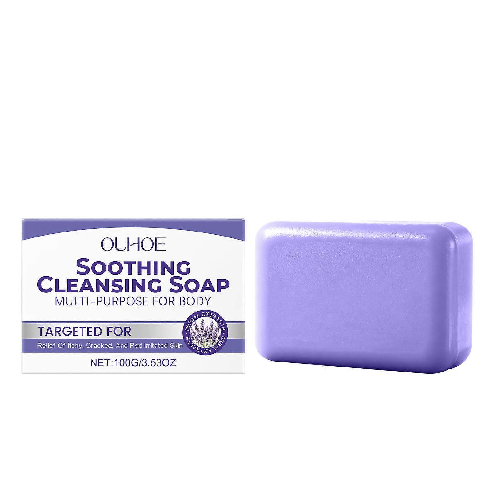 OUHOE Herbal Skin Cleansing Soap Gently Cleanses The Entire Body, Leaving The Skin Soft, Moist And Fragrant. It Is A Daily External Bath Soap