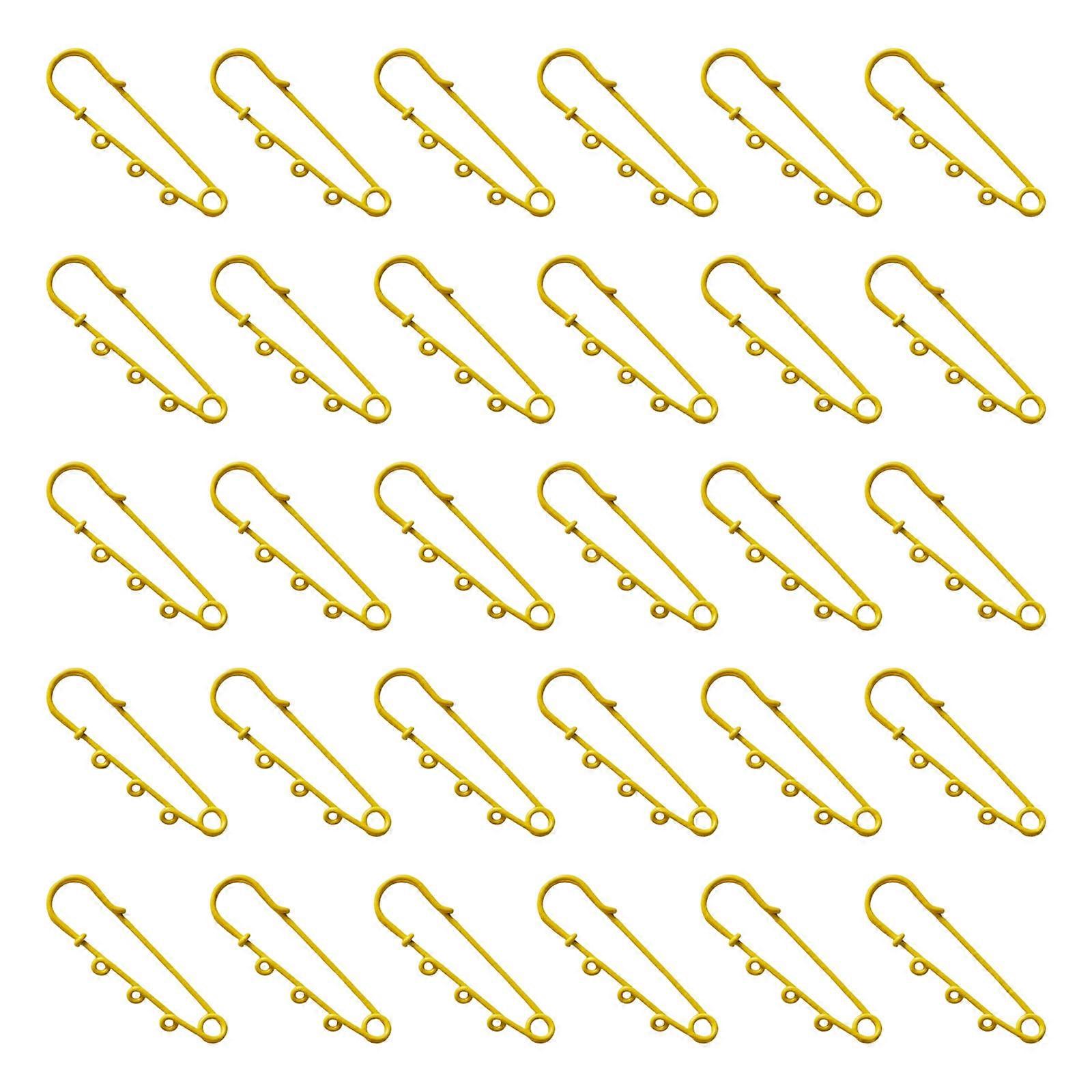 Mass Metal Tension Clamps Secure Clothing Adjustment Tool For Costumes Dresses And Outfits  Yellow