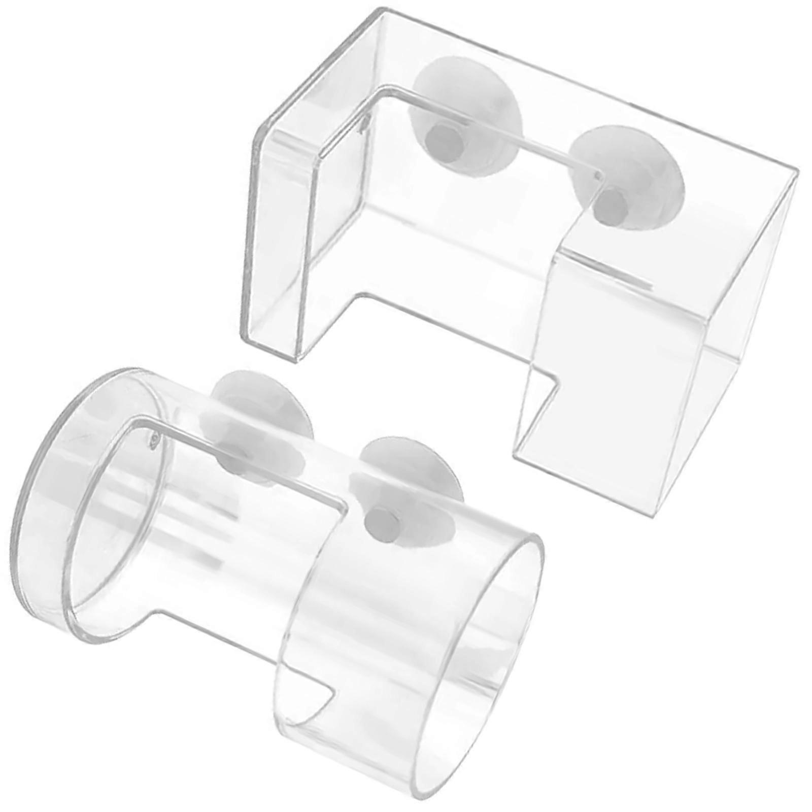 2pack Fishes Feeders Set for Small Aquariums Prevents Float Food Maintains Clear Tanks Water Multicolor