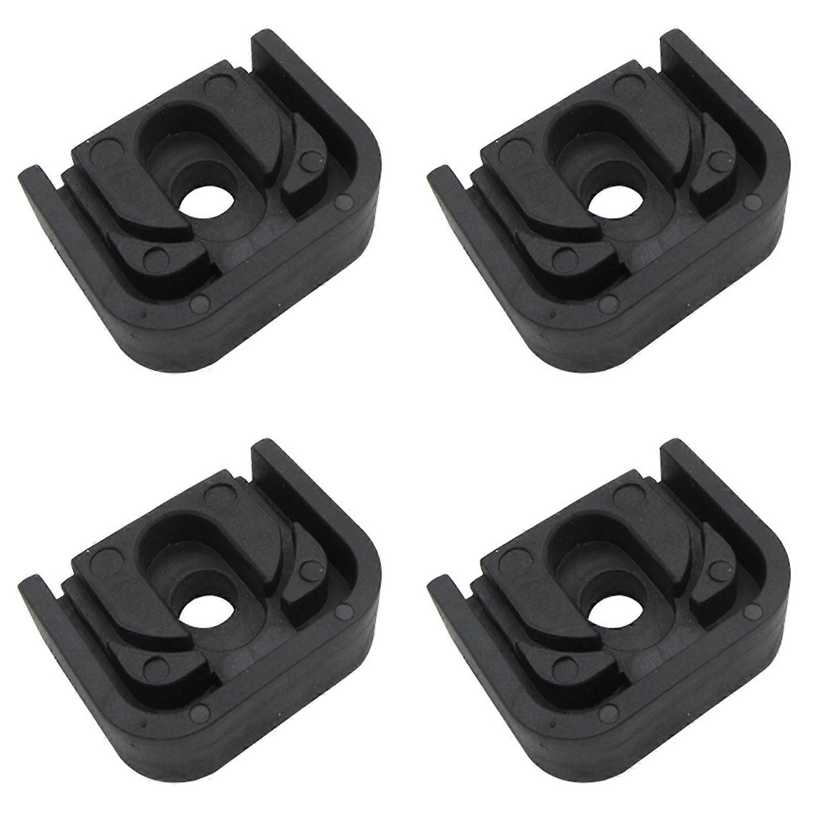 Square Air Conditioning Outdoor Anti Vibration Pads Rubber Construction Weatherproof Easy Installation for Multiple Unit Multicolor