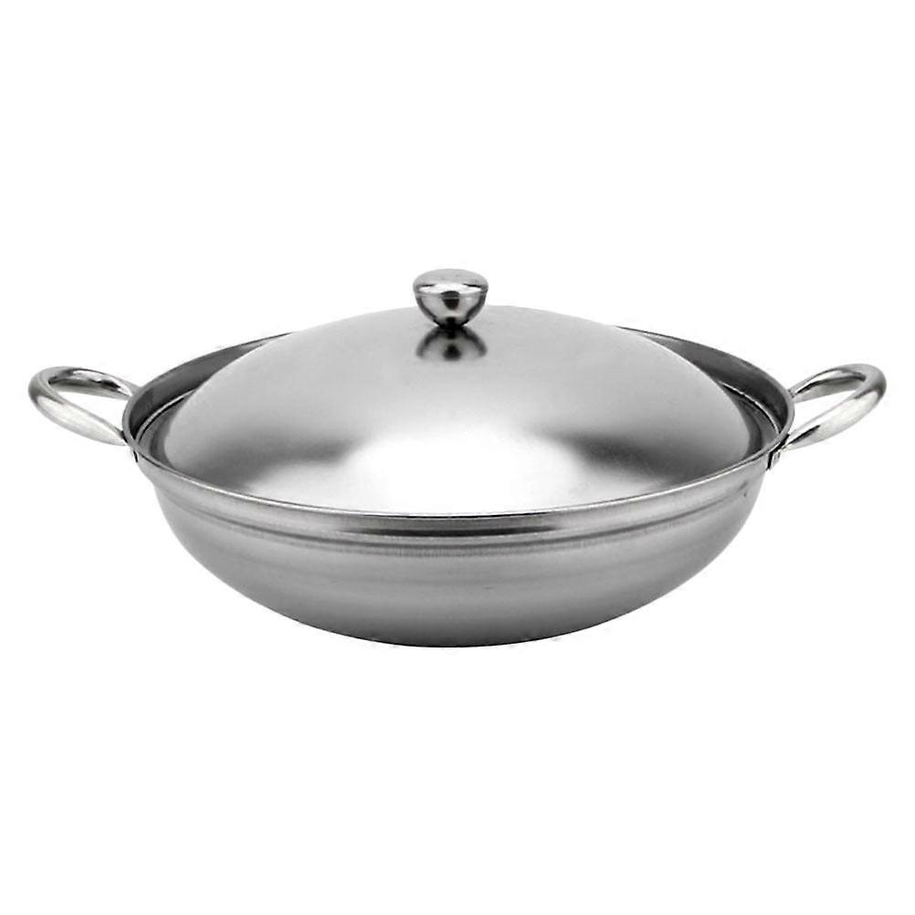 Eease Stainless Steel Seafood Pot with Handle and Flat Base for Cooking