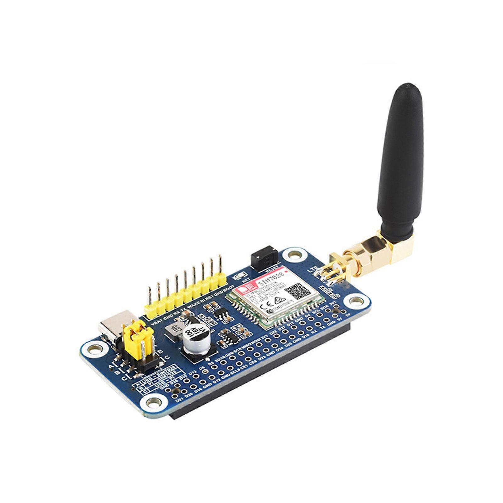NB-IoT Expansion Board SIM7028 Module Supporting Global Frequency Bands for NB-IoT Communication with GSM Antenna Multicolor