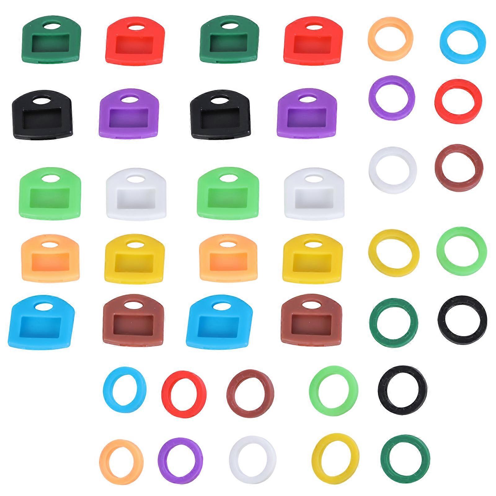 Assorted Key Caps Identifiers Covers For Effective Key Management Feature Silicone In Various Color Fast Easy Key Access Multicolor