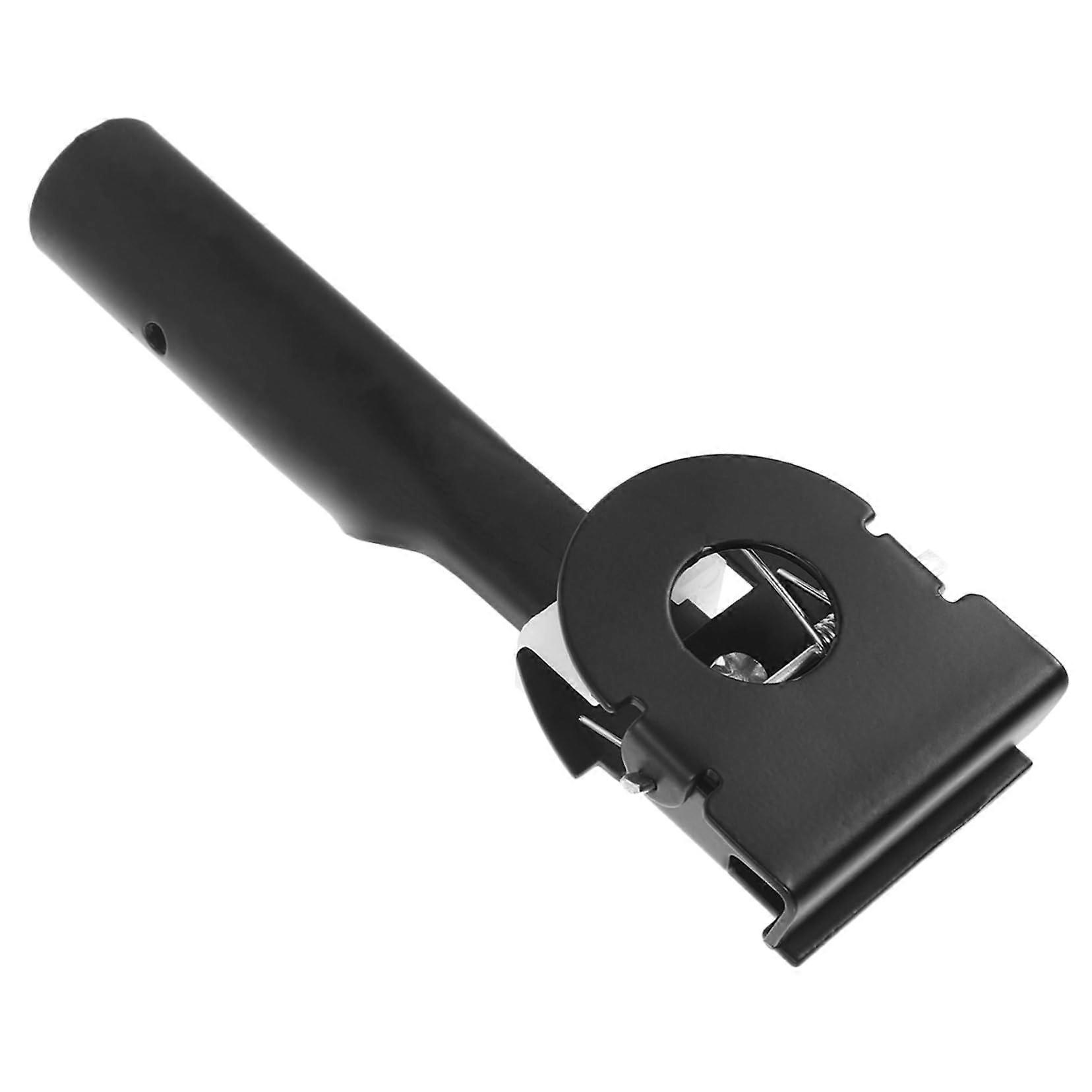 Stainless Steel Mop Rod Clip with Rotating Chuck Ergonomic Clamp for Secure Grip and Floor Cleaning