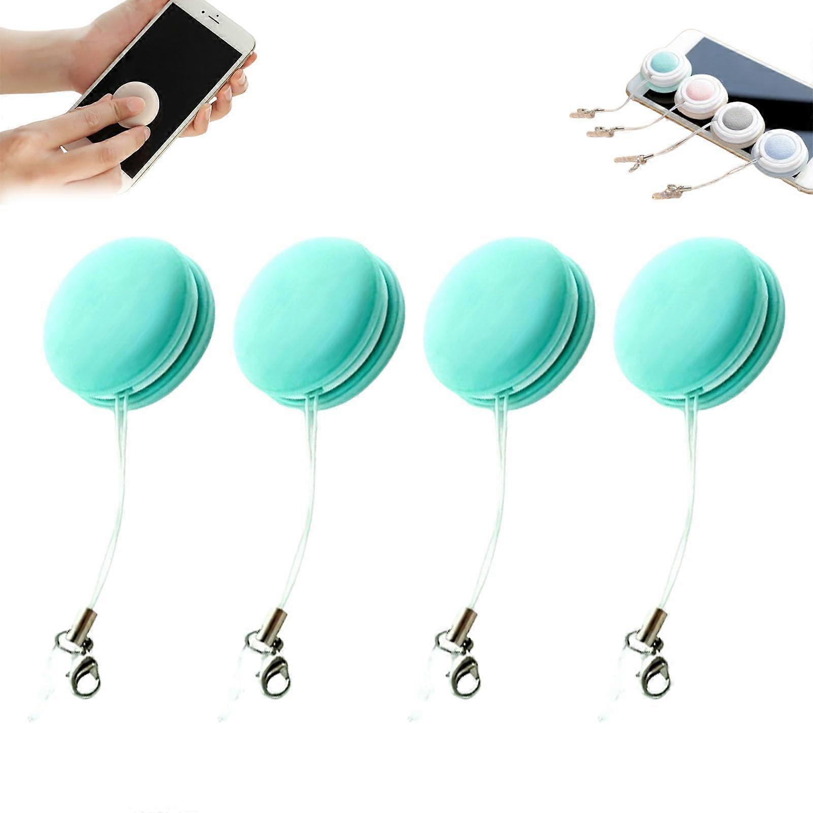 Phone Screen Cleaner with Soft Brush for Eyeglasses and Camera Lens, Portable 4 Pack Green 2026