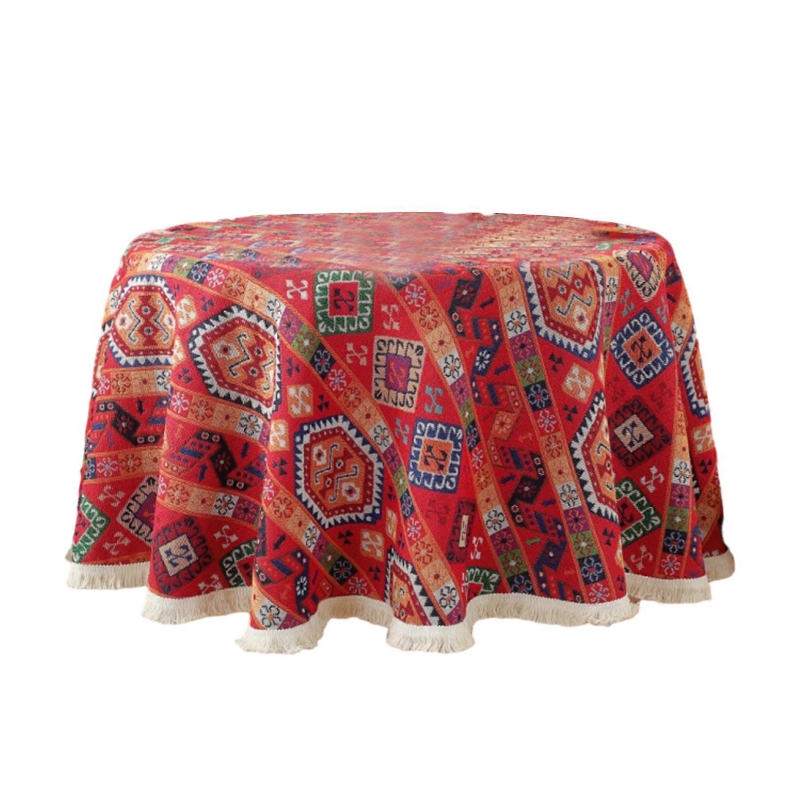 دائم مفرش المائدة الربيع الصيف نمط غطاء الجدول مناسبة للمطبخ غرفة الطعام في الهواء الطلق الحفلات منضدية ديكور بورجوندي