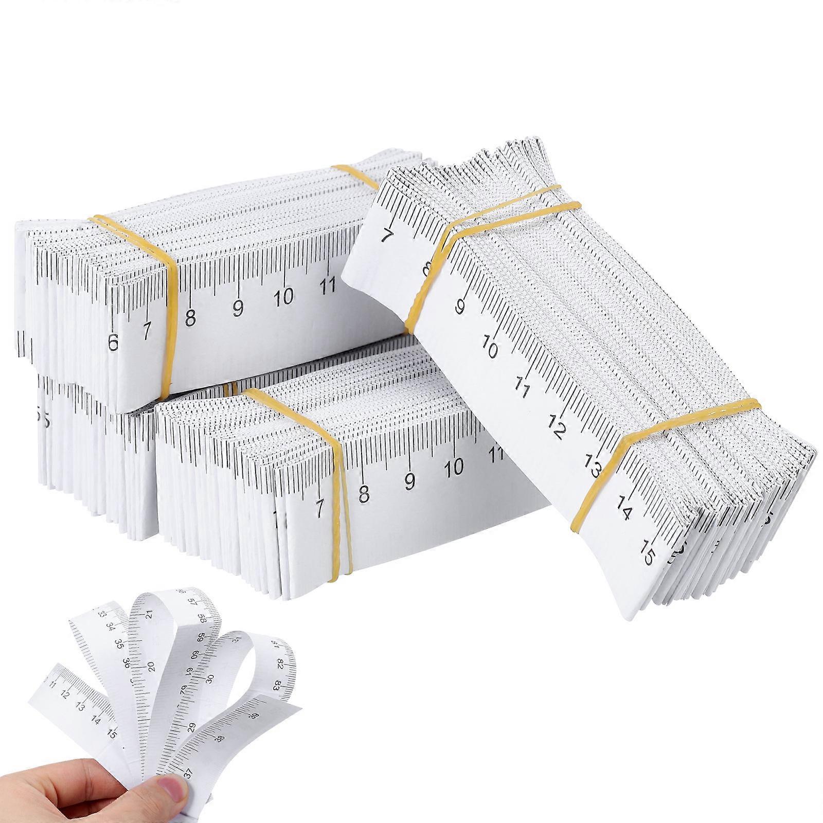 Disposable Paper Tape Measure Wound Measuring Ruler for Measuring Use 100Pcs