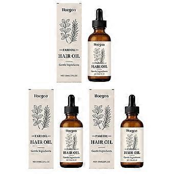 Fari Hair Oil - Olio botanico per il cuoio capelluto con infuso di erbe, olio naturale per la crescita dei capelli per donne con capelli diradati, olio per trattamenti anti-caduta dei capelli