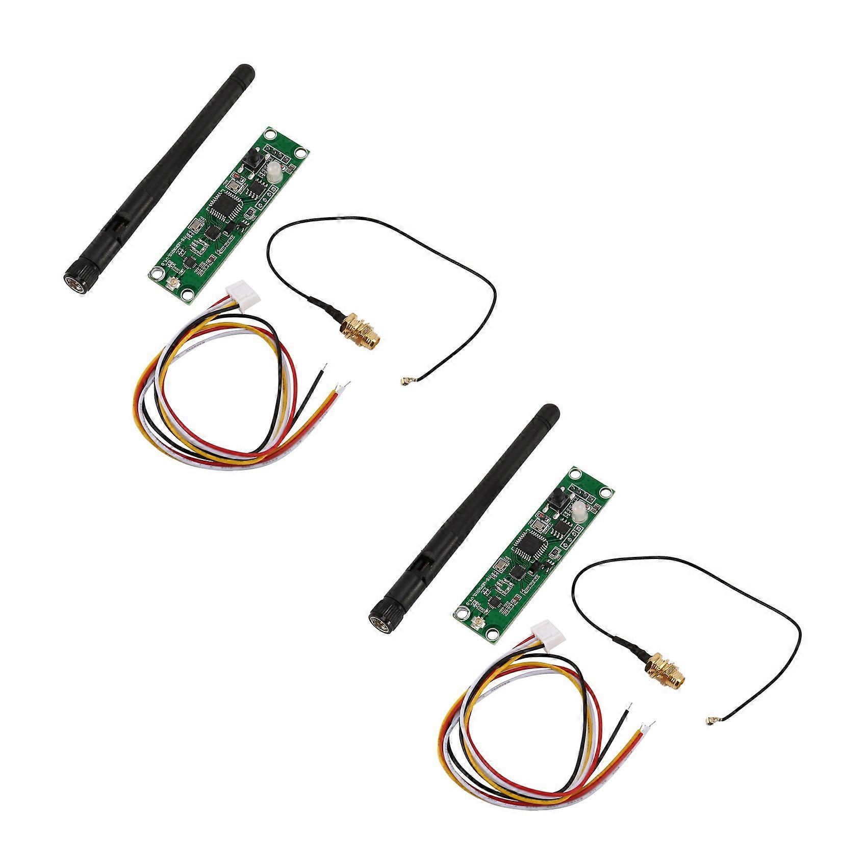 2X DMX512 2.4G LED Wireless Light Module LEDs PCB Transmitter Receiver with Controller Antenna