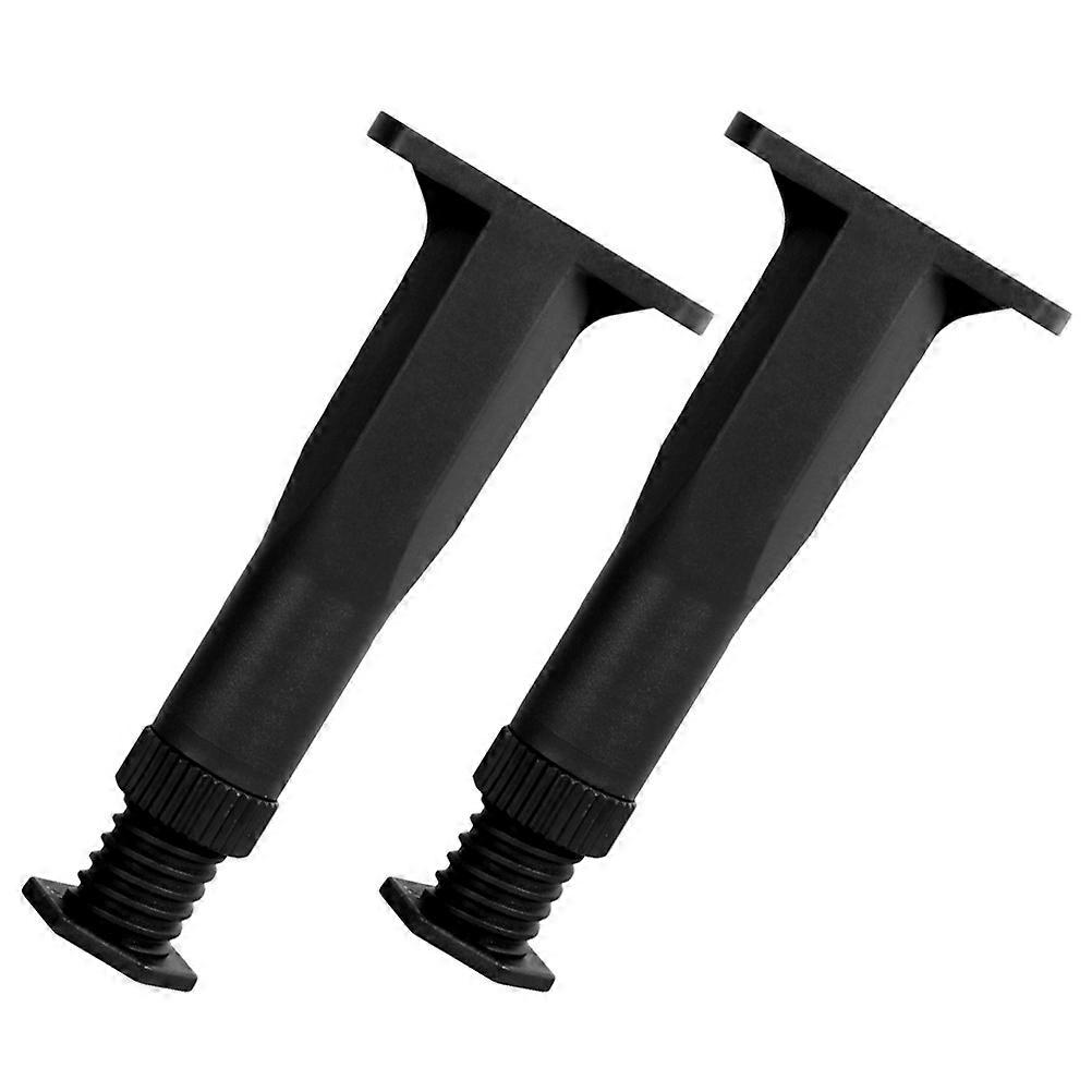Adjustable Legs For Bed Frame 2Pcs Sturdy Support Black Adjustable Height 15CM To 28.5CM Requirements