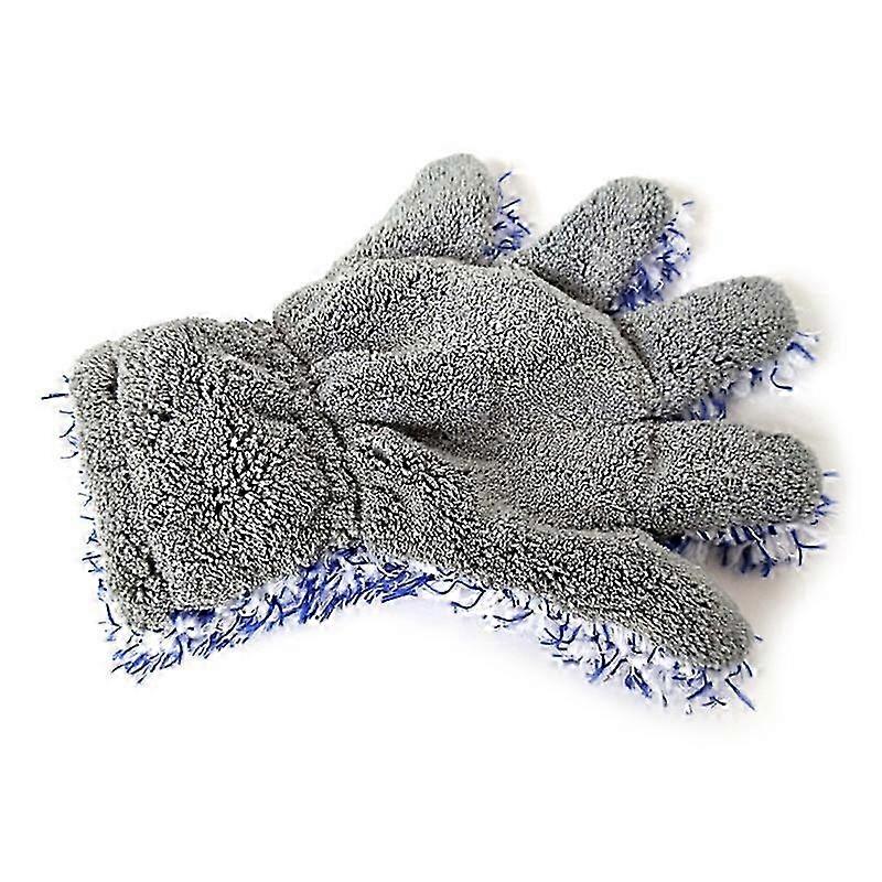 Car Cleaning Glove Microfiber Dusting Mitt Maximum Absorbency Plush Glove
