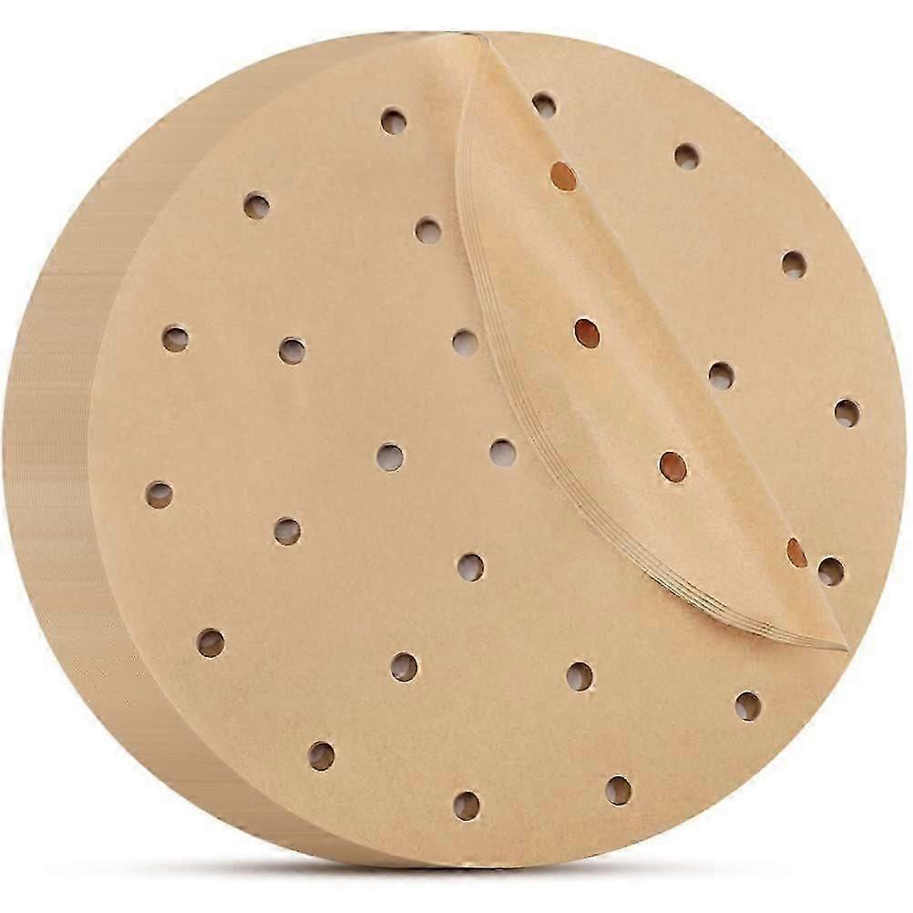 Perforated Air Fryer Parchment Paper Sheets, 100 Count for Baking & Steaming