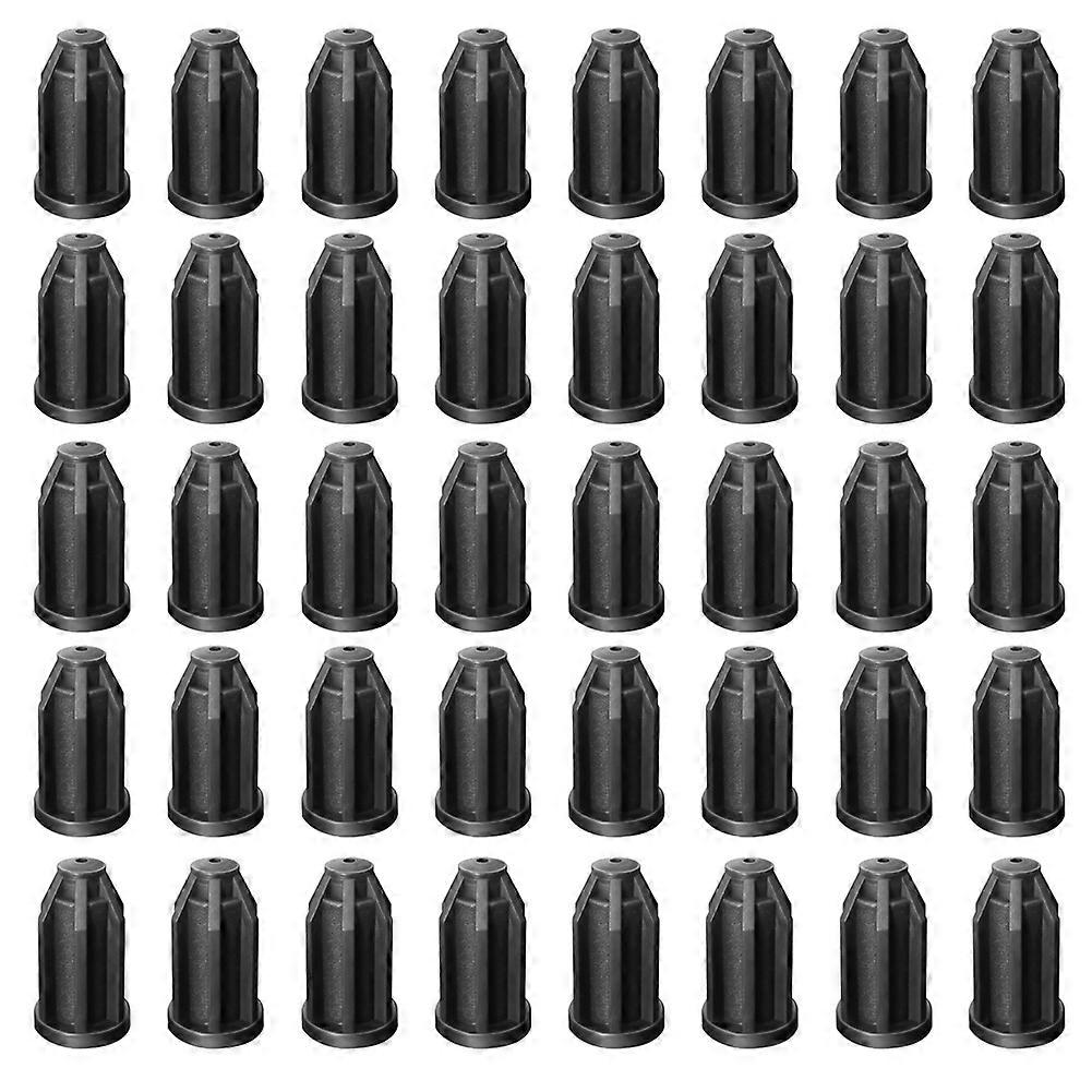 40Pcs Caster Socket Plastic Sleeve Round Inserts, Chair Caster Wheel Stem Insert, 1Inch Wheel, 7/16Inch Inside Stem