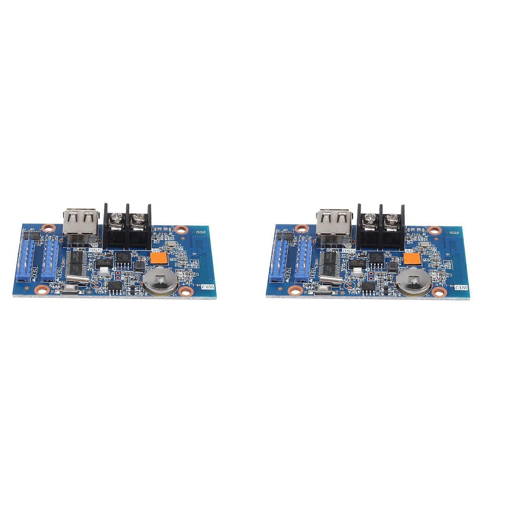 2X HD-WF2 Asynchronous 768Wx64H Pixels 2XHUB75 RGB Seven Color Small LED Display WIFI Control Card