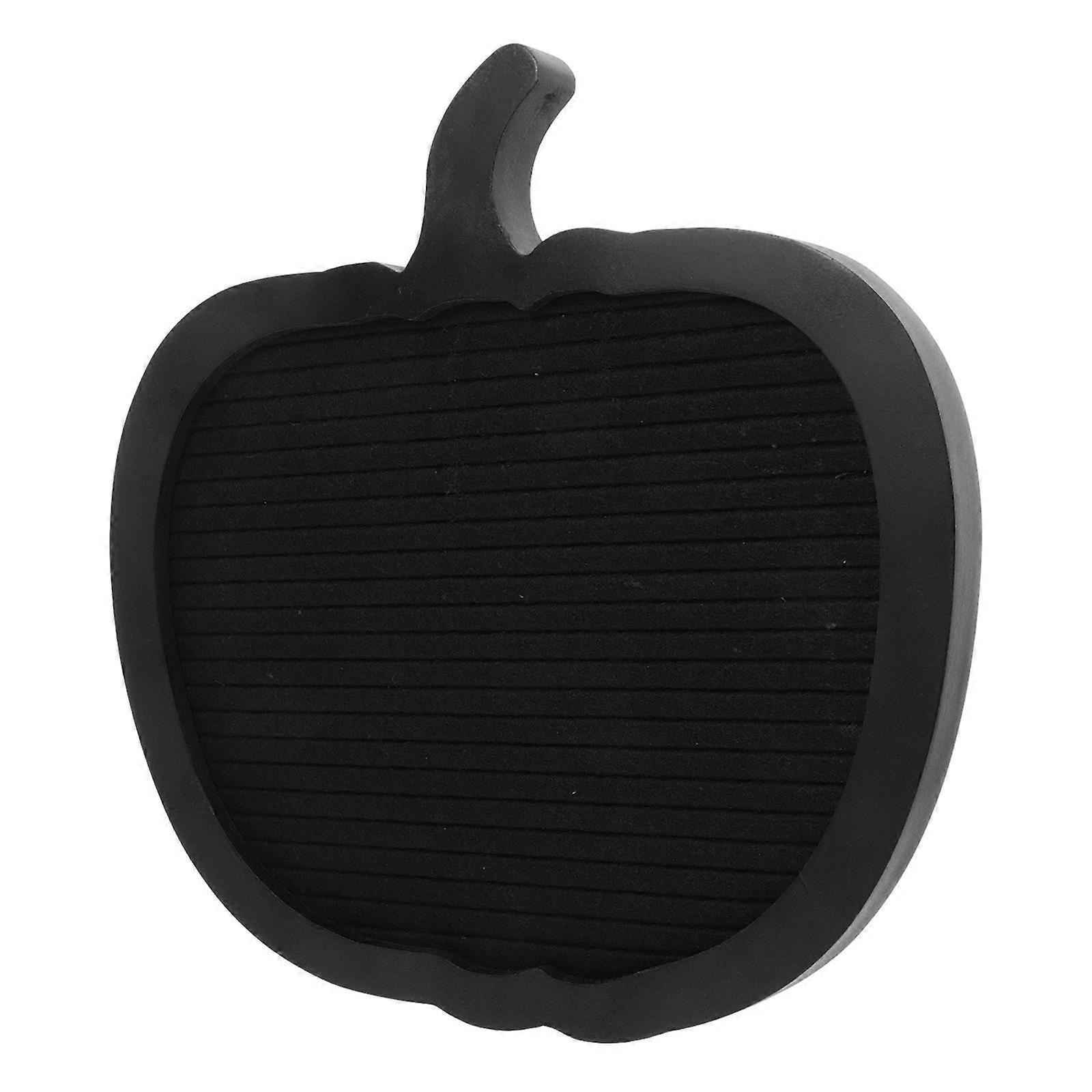 Display Message Board Felt Board Pumpkin Shape for Home Use