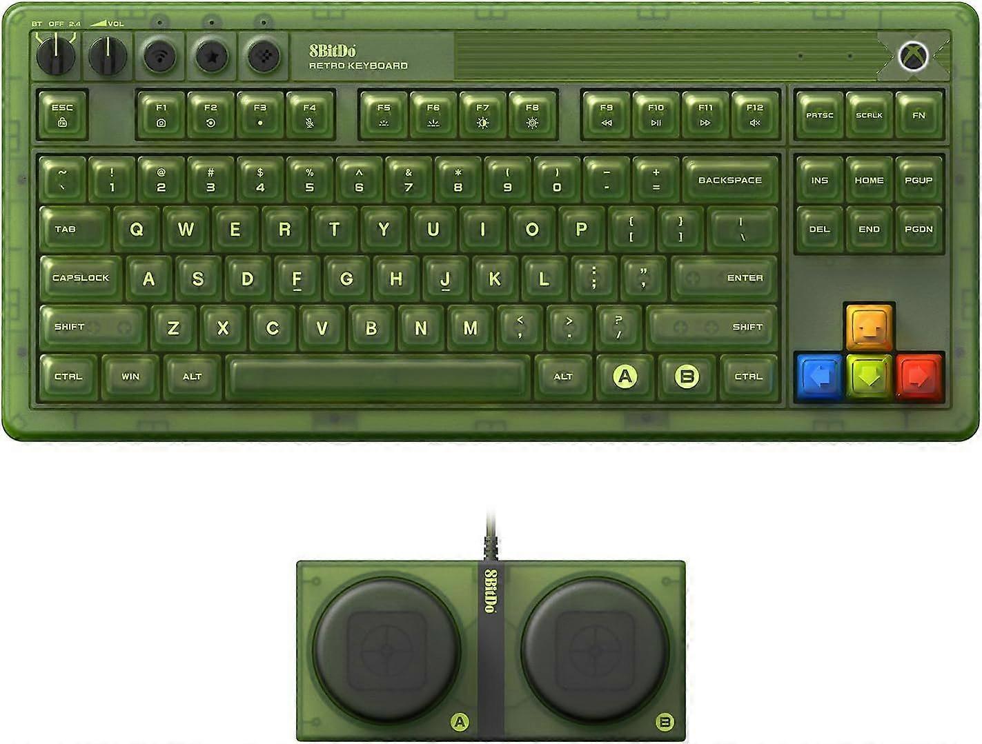 8BitDo Retro 87 Mechanical Keyboard (Xbox Edition)